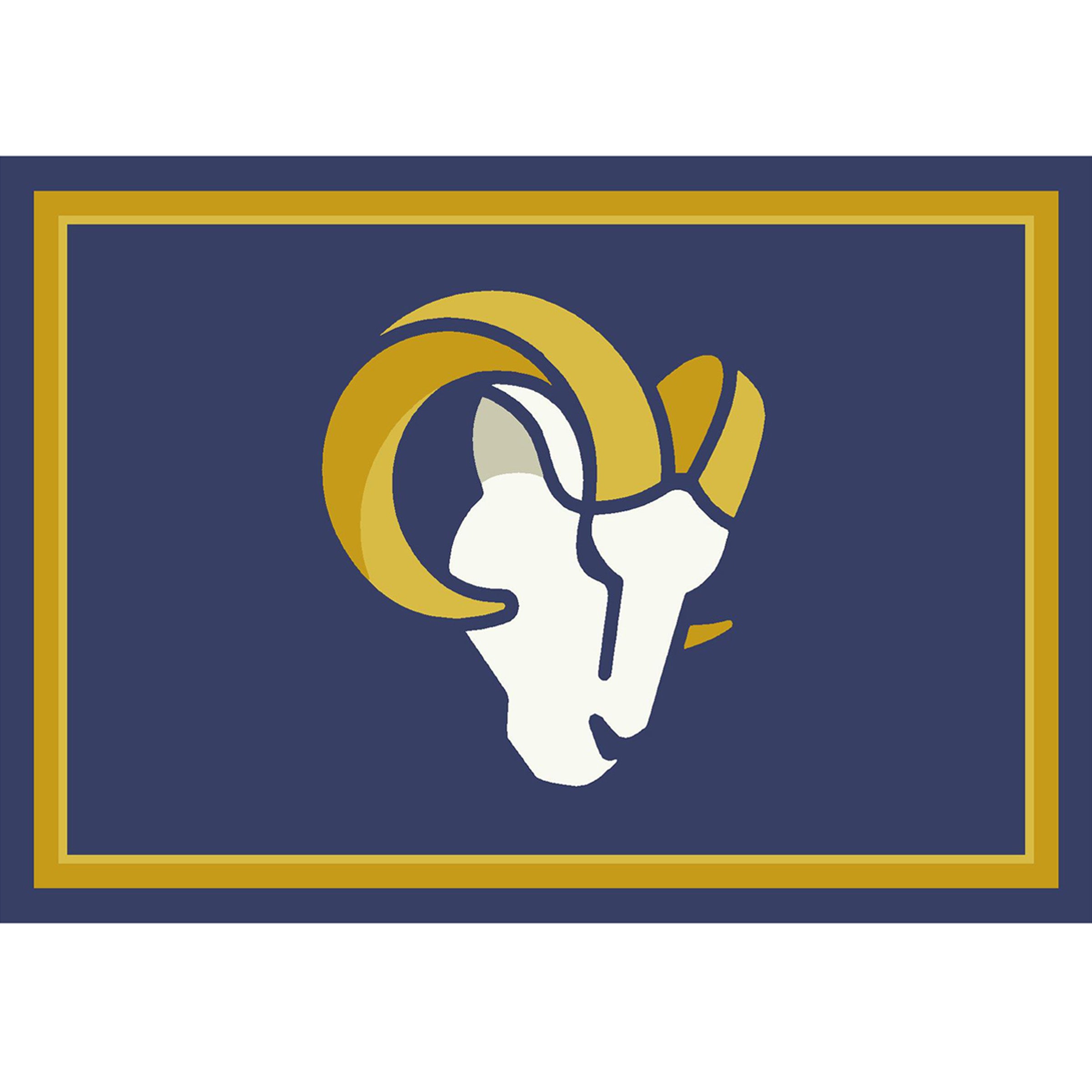 Nfl Los Angeles Rams Entry Mat And Area Rug 