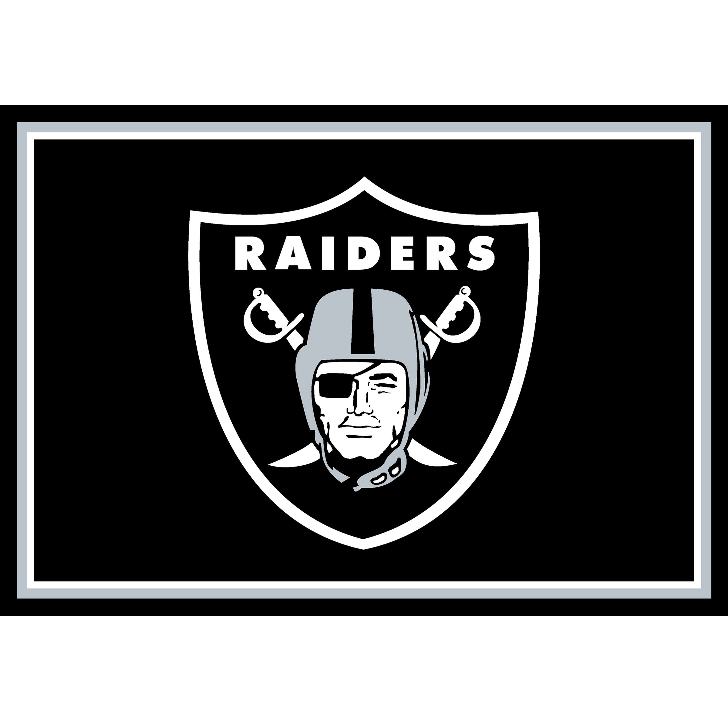 Nfl Las Vegas Raiders Entry Mat And Area Rug 