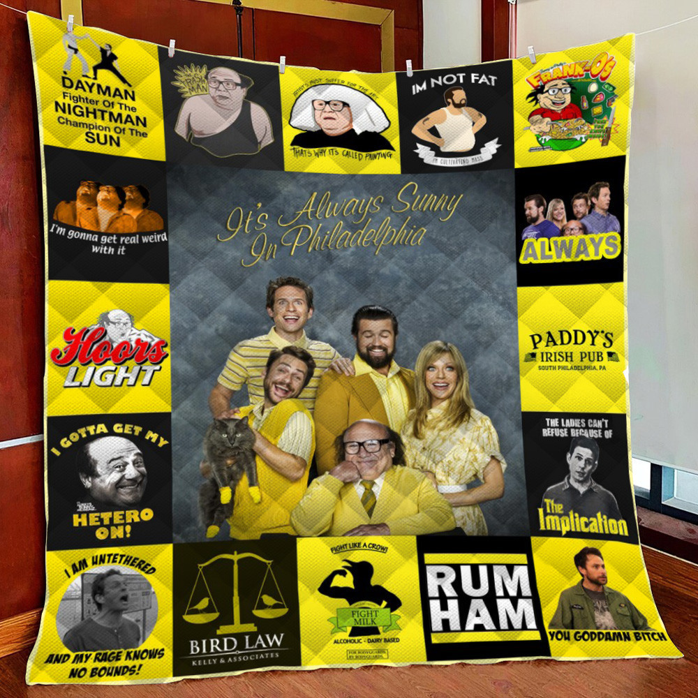 I Al Sunny In Philadelphia Fleece Blanket Quilt Blanket For Bed