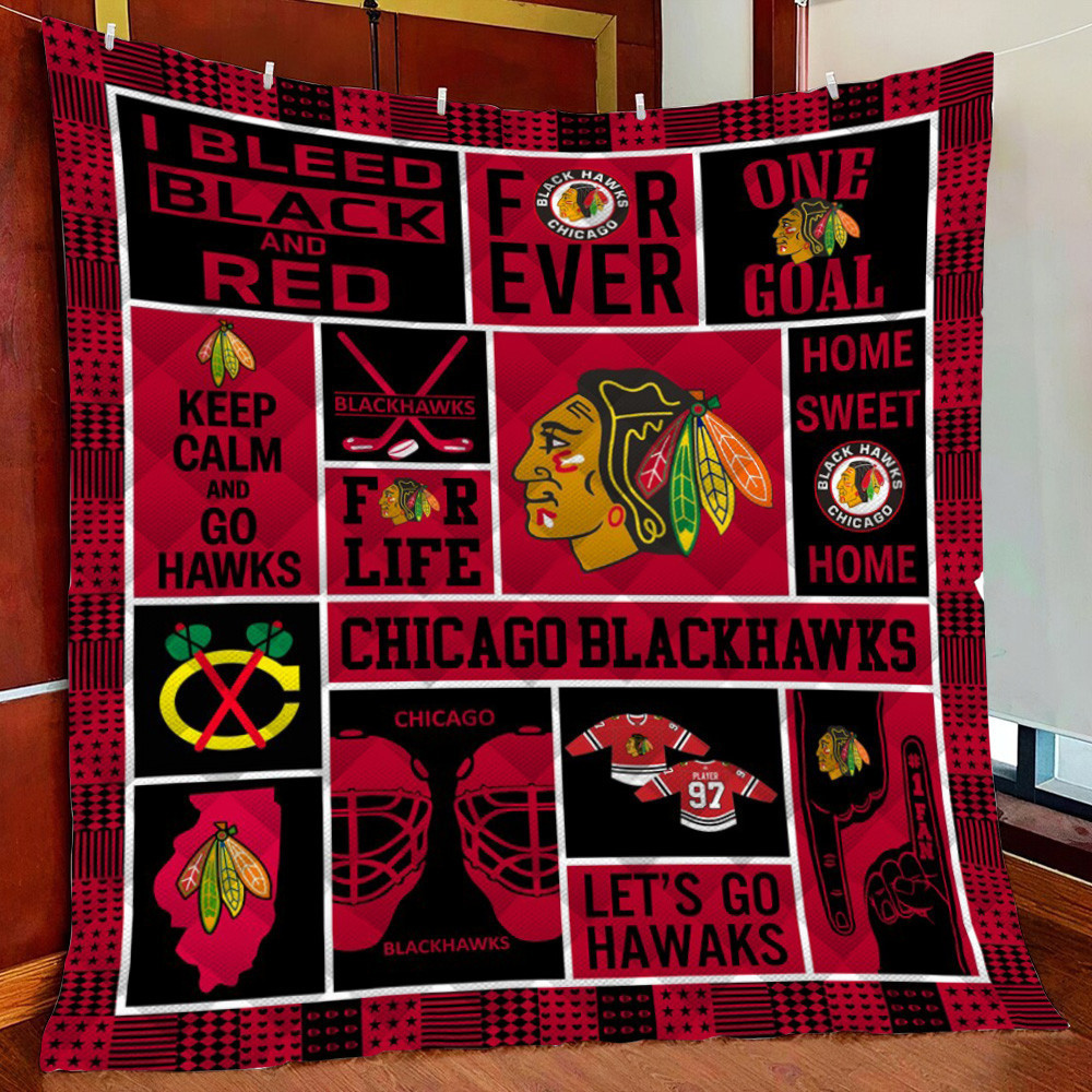 Chicago Blackh Fleece Blanket Quilt Blanket