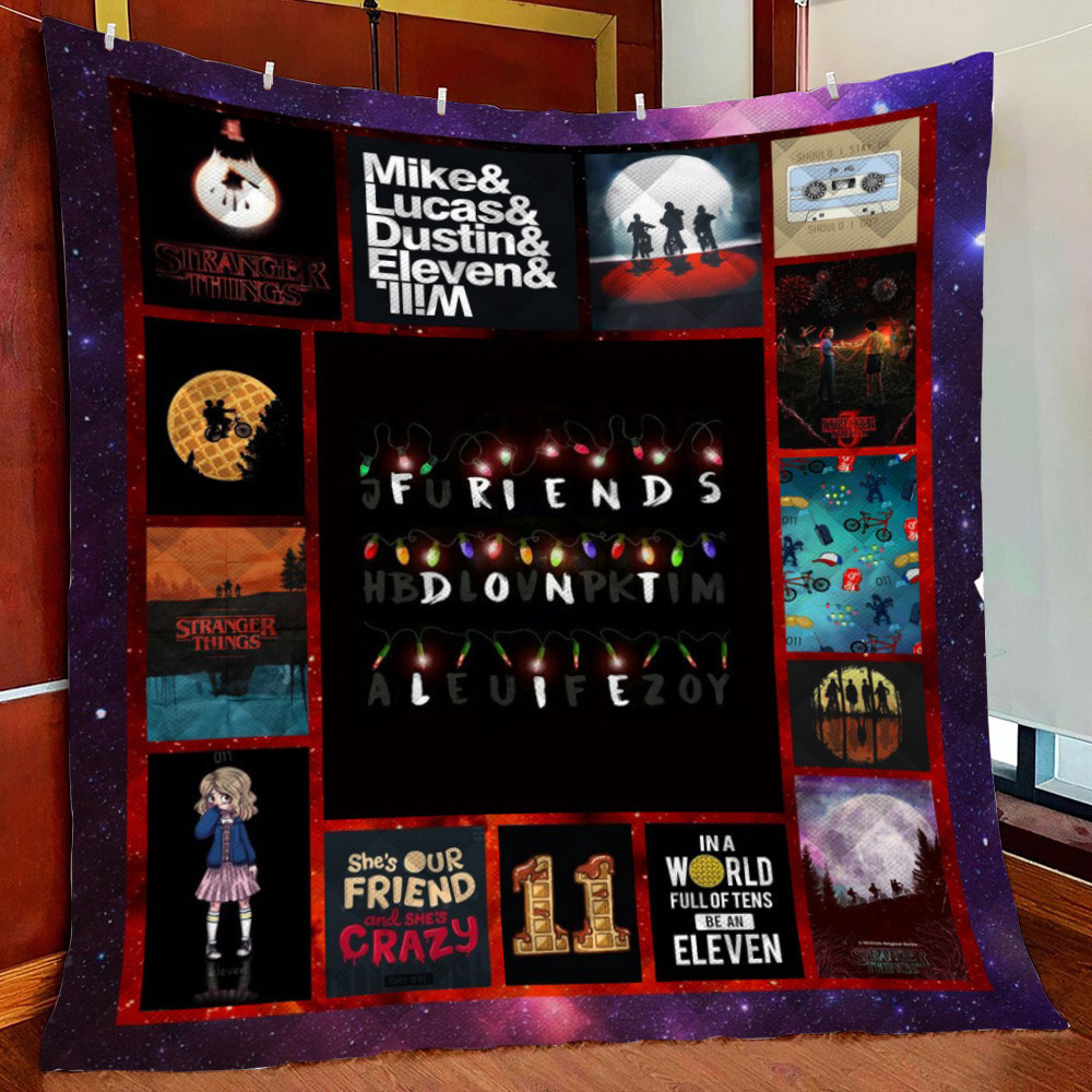 Fri Don??T Ltranger Th Fleece Blanket Quilt Blanket