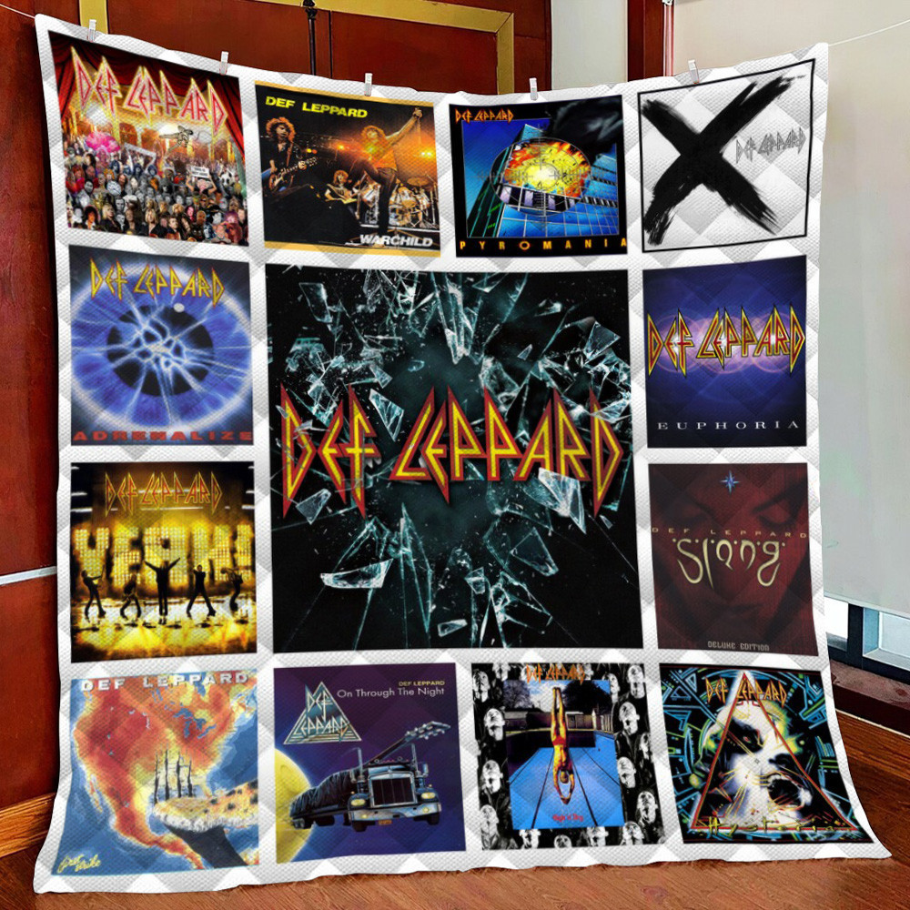 Def Leppard Al Fleece Blanket Quilt Blanket