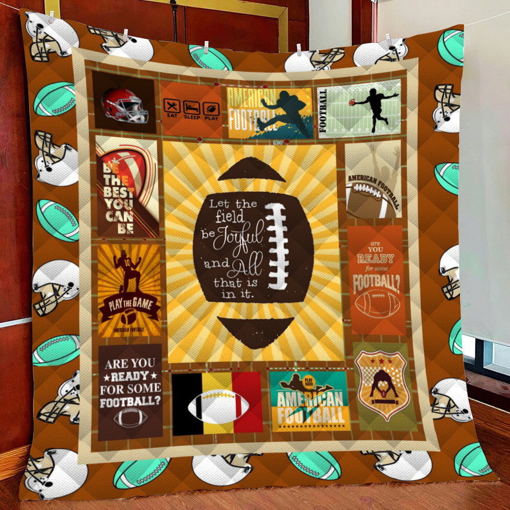 Are You Ready Fome Football Fleece Blanket Quilt Blanket