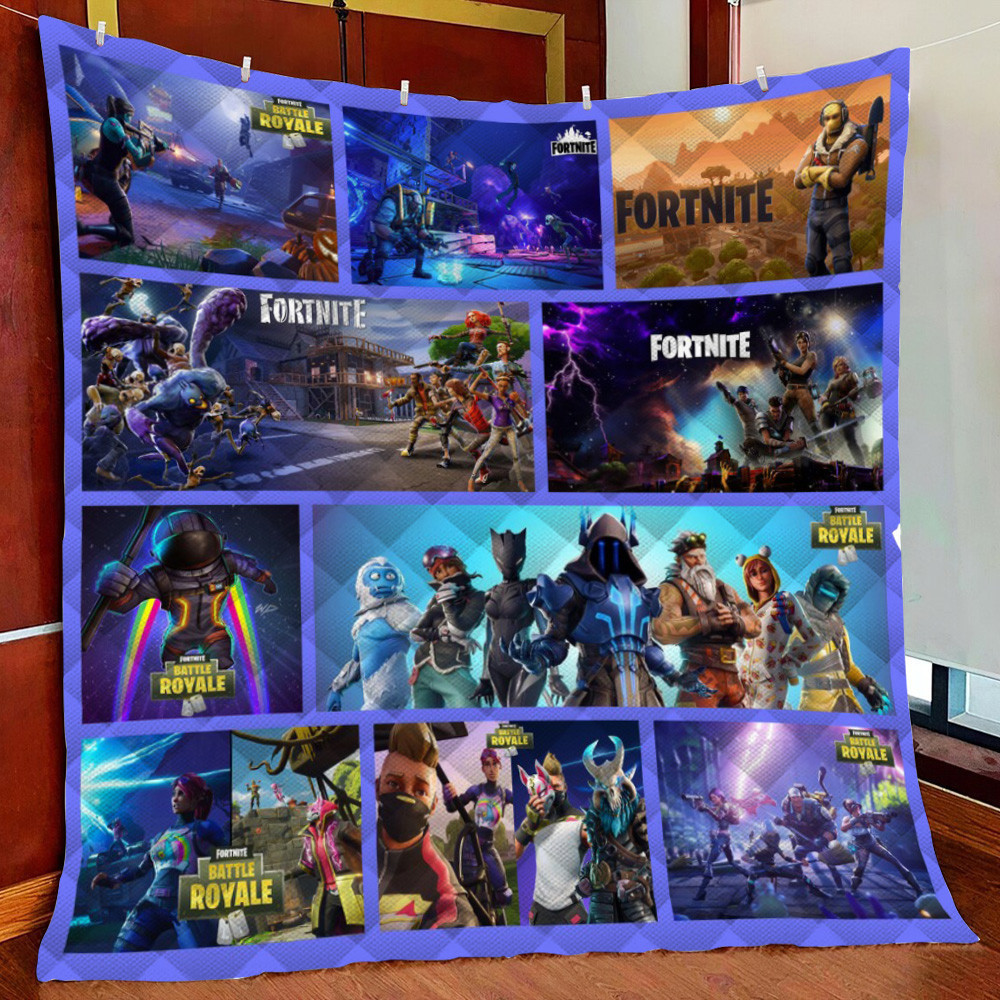 Fortnite Fleece Blanket Quilt Blanket For Bed