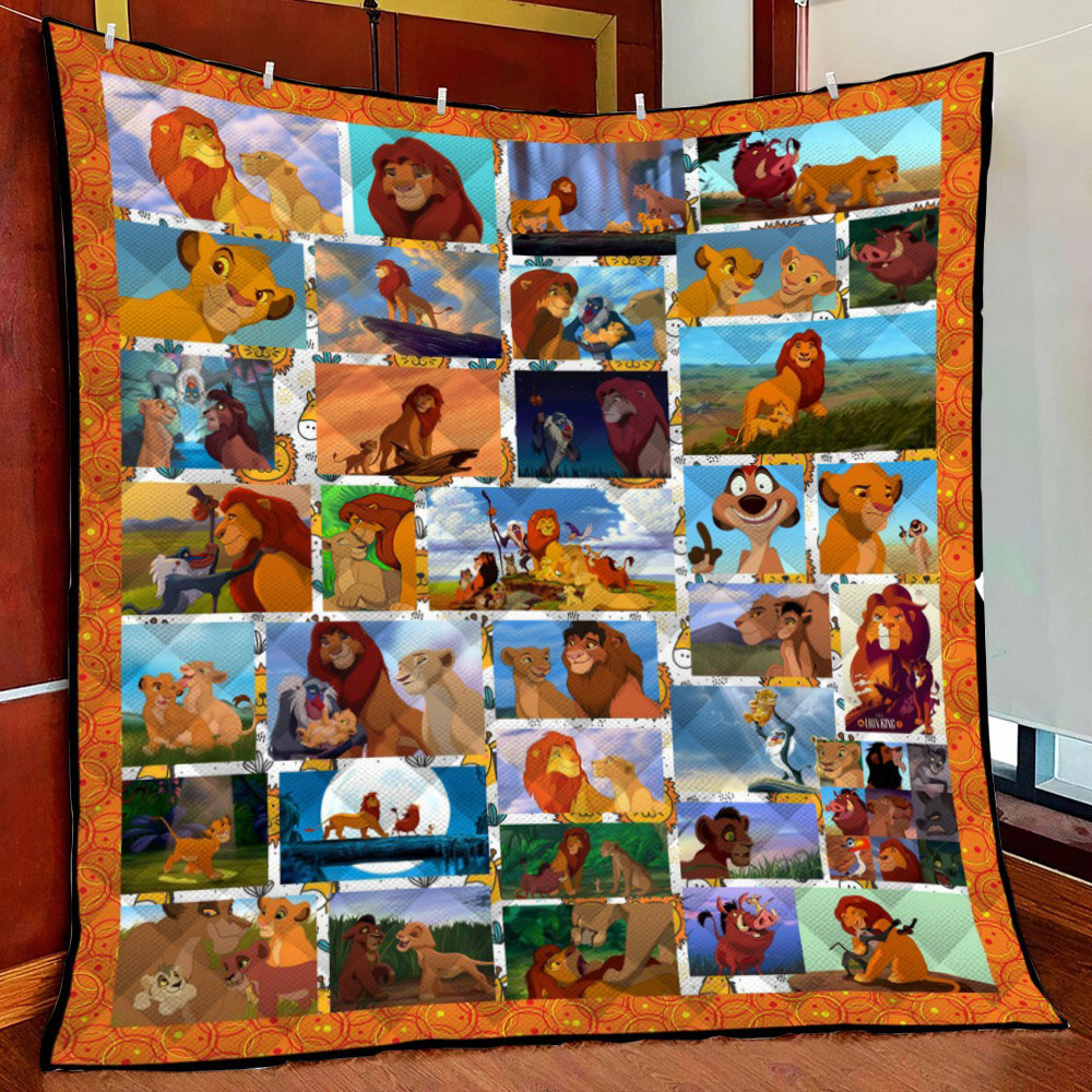 The Lion King Fabric Fleece Blanket Quilt Blanket For Bed