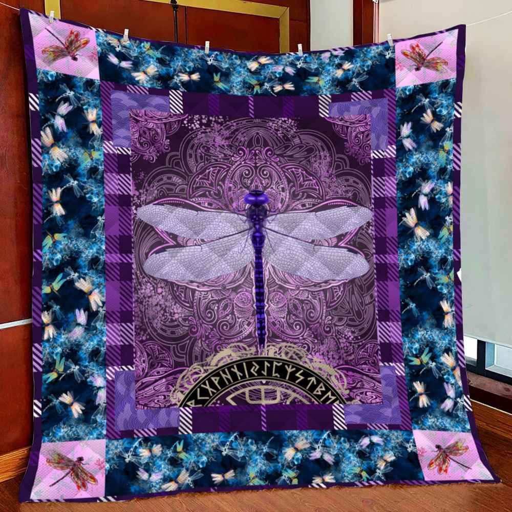 Dragonfly Fleece Blanket Quilt Blanket For Bed
