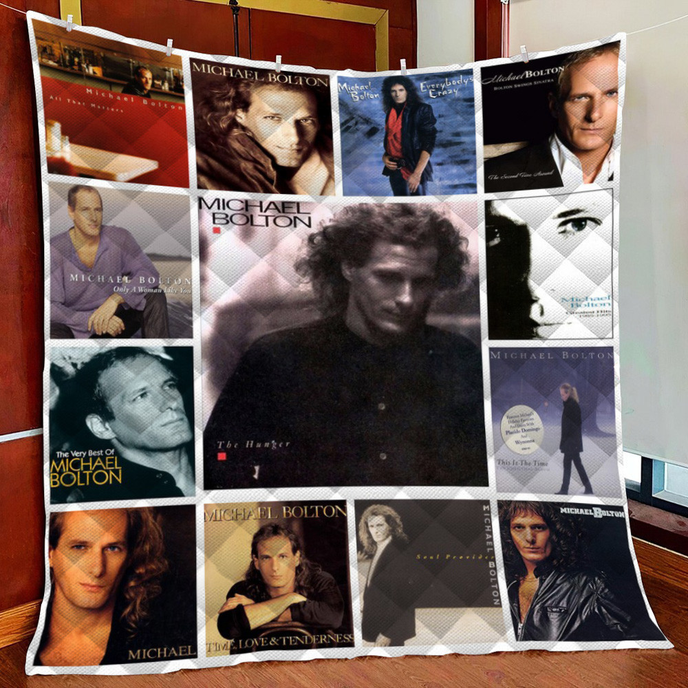 Michael Bolton Al Fleece Blanket Quilt Blanket