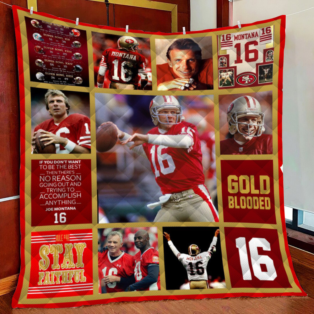 Joe Montana 02 Fleece Blanket Quilt Blanket For Bed