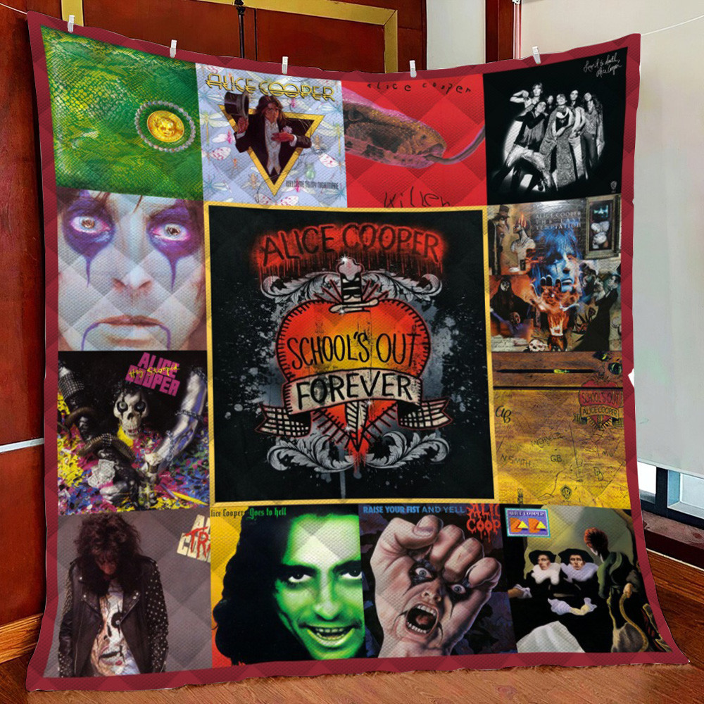 Best Of Alice Cooper Fleece Blanket Quilt Blanket