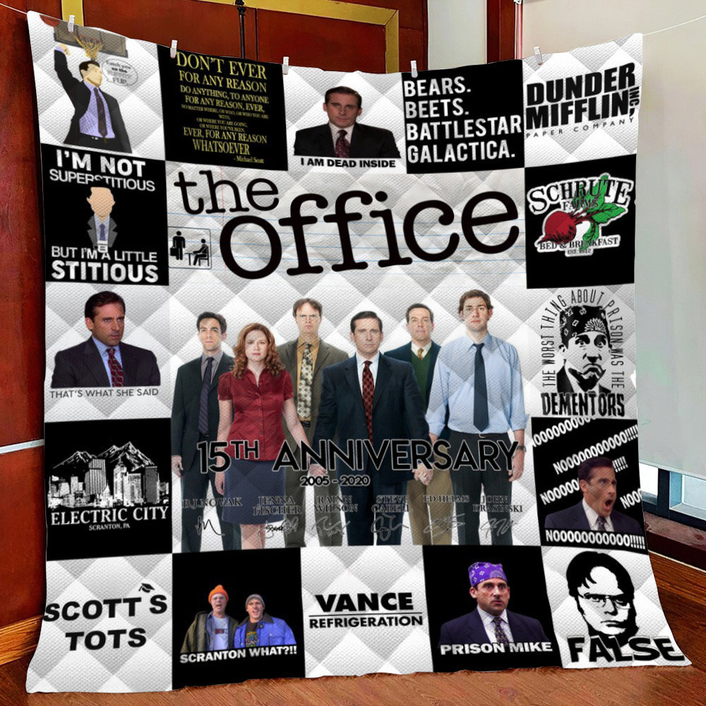The Office Fleece Blanket Quilt Blanket