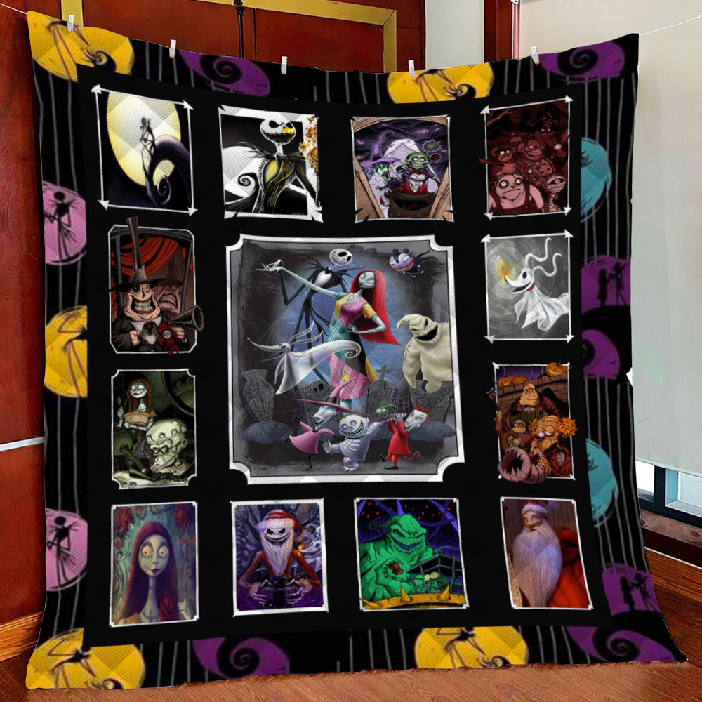 Nightmare Before C Halloween Fleece Blanket Quilt Blanket