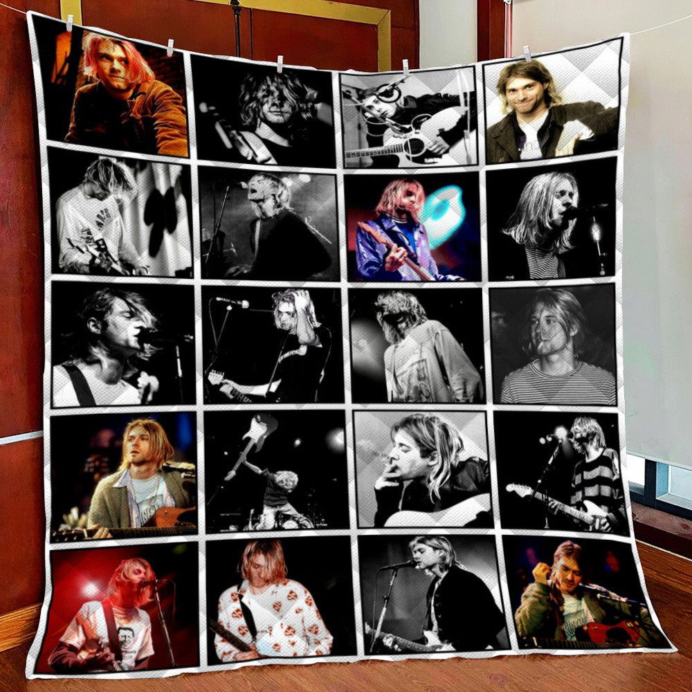 Kurt Cobain Fleece Blanket Quilt Blanket For Bed