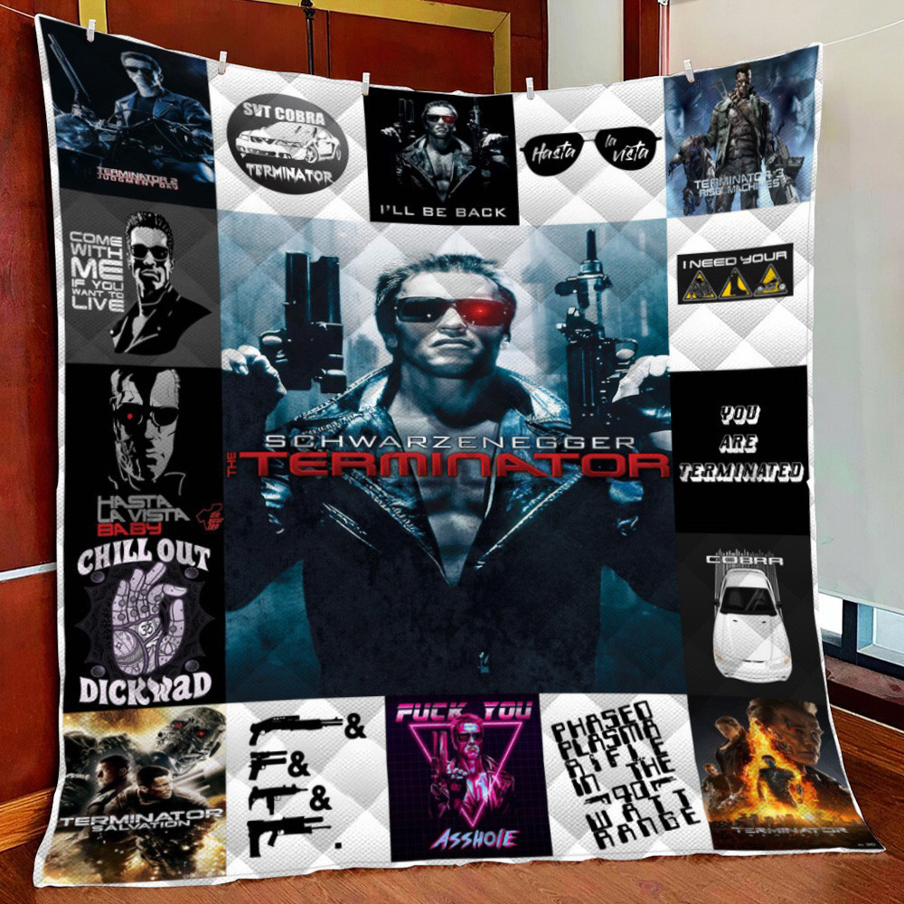 The Terminator Fleece Blanket Quilt Blanket