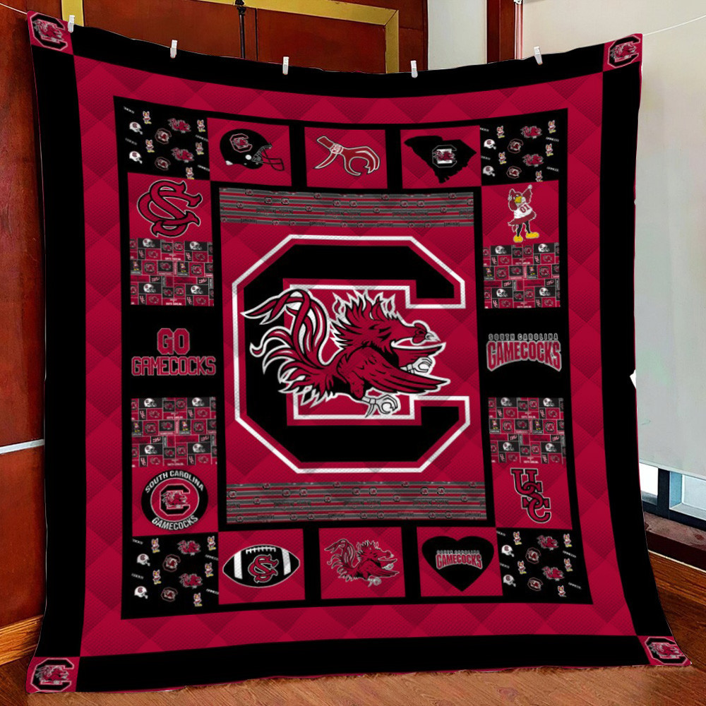 South Carolina Gamec Ver1 Fleece Blanket Quilt Blanket