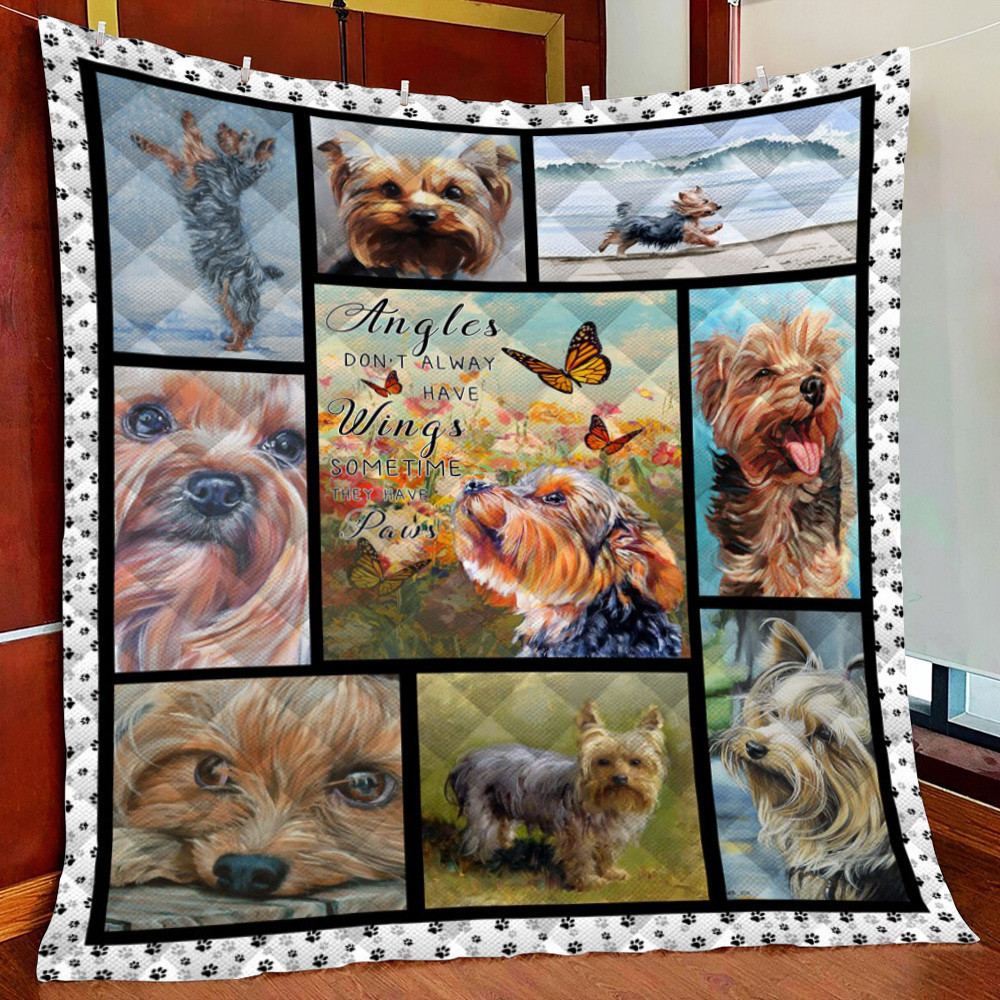 Mhqd00031 Yhire Terrier Fleece Blanket Quilt Blanket