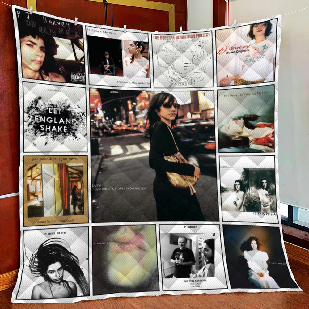 Pj Harvey Al Fleece Blanket Quilt Blanket