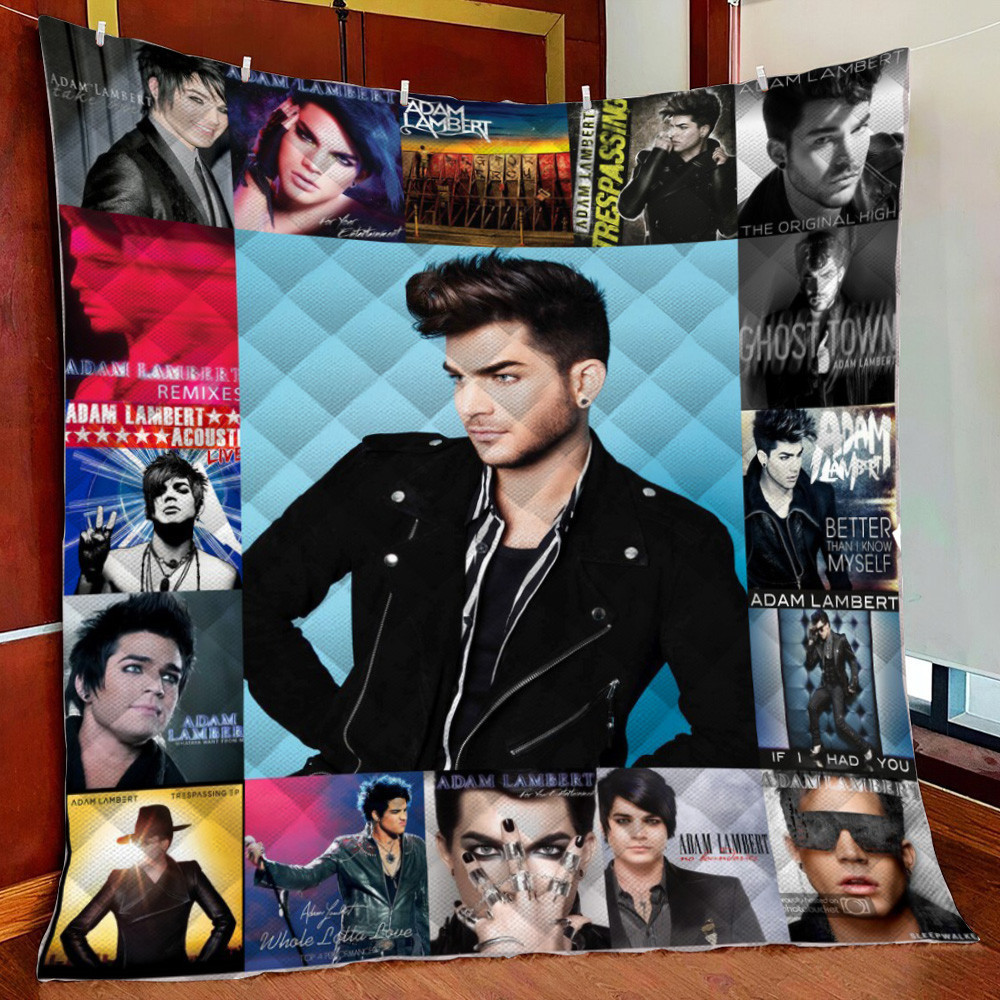 Adam Lambert Fleece Blanket Quilt Blanket