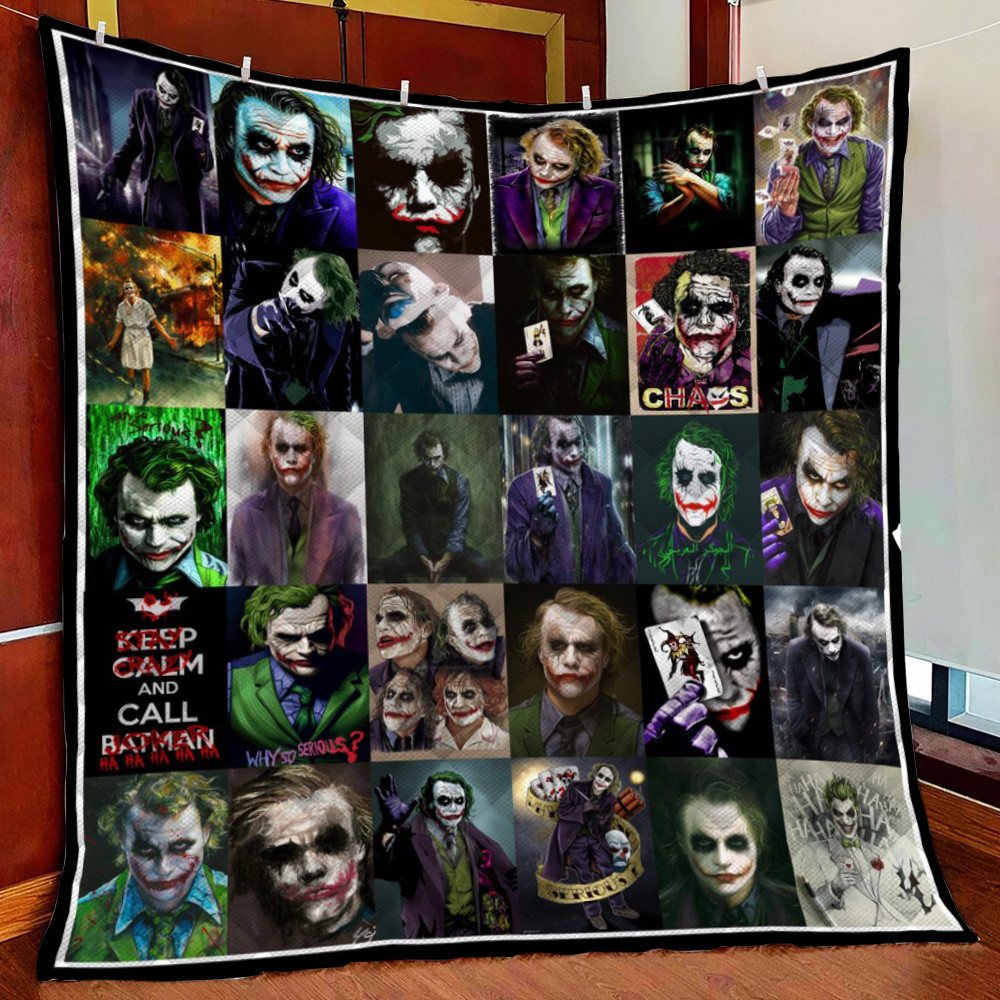 Joker Collage Fleece Blanket Quilt Blanket For Bed