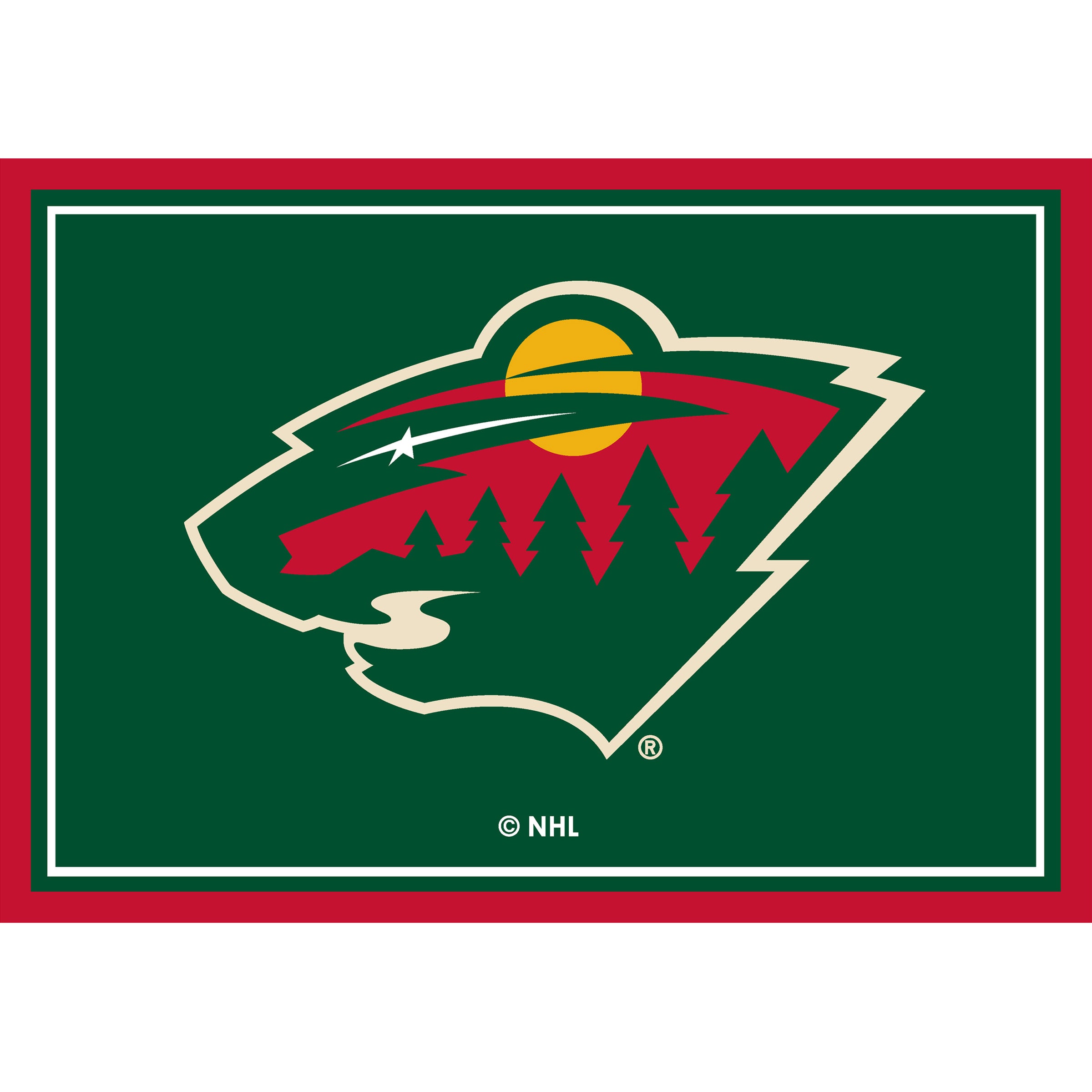 Nhl Minnesota Wild Entry Mat And Area Rug 