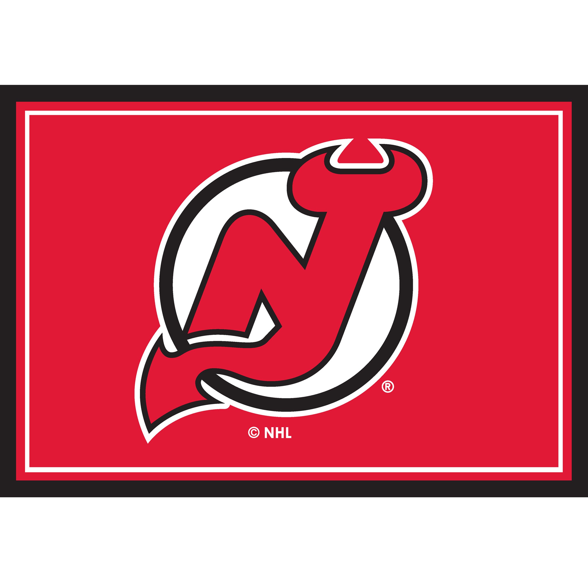 Nhl New Jersey Devils Entry Mat And Area Rug 