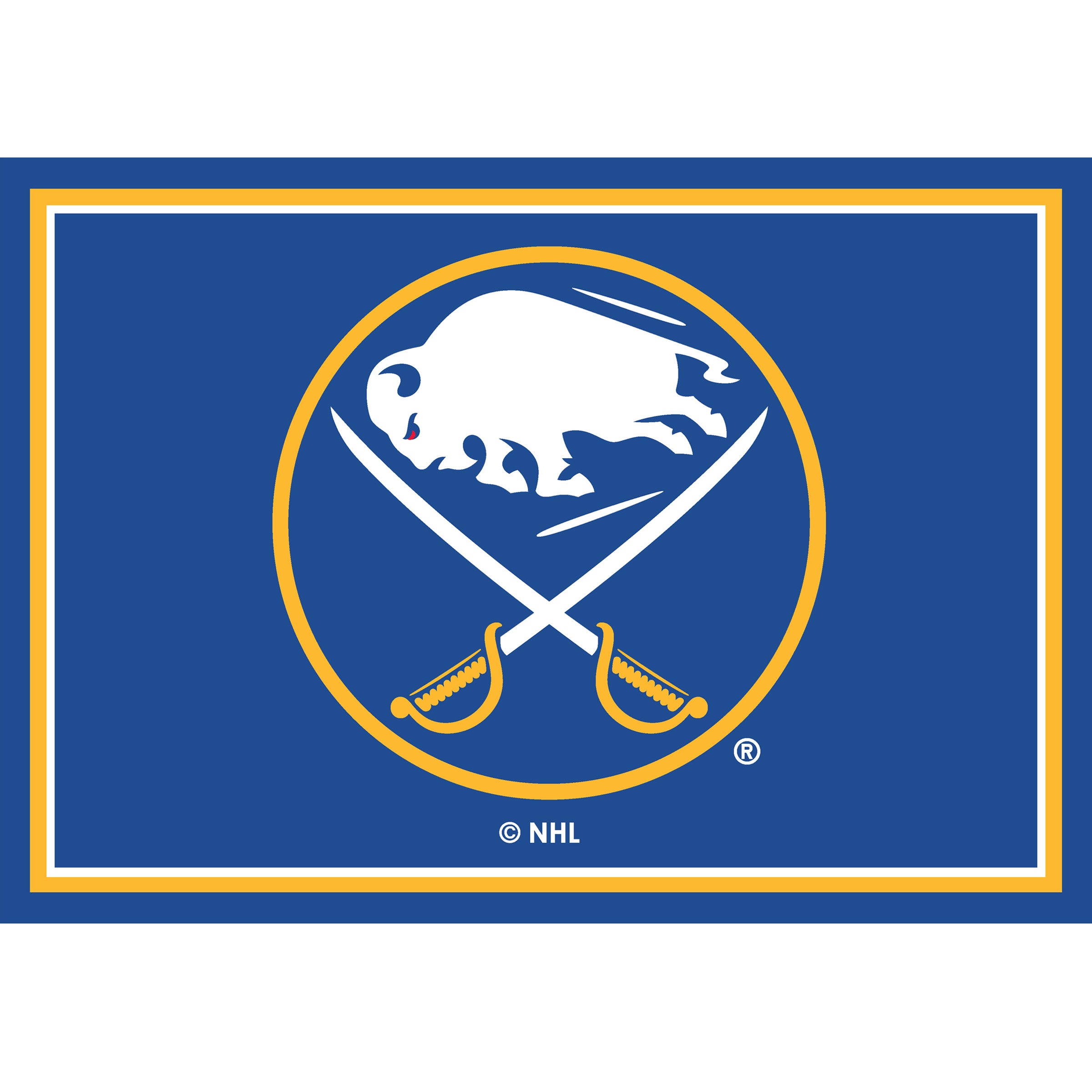 Nhl Buffalo Sabres Entry Mat And Area Rug 