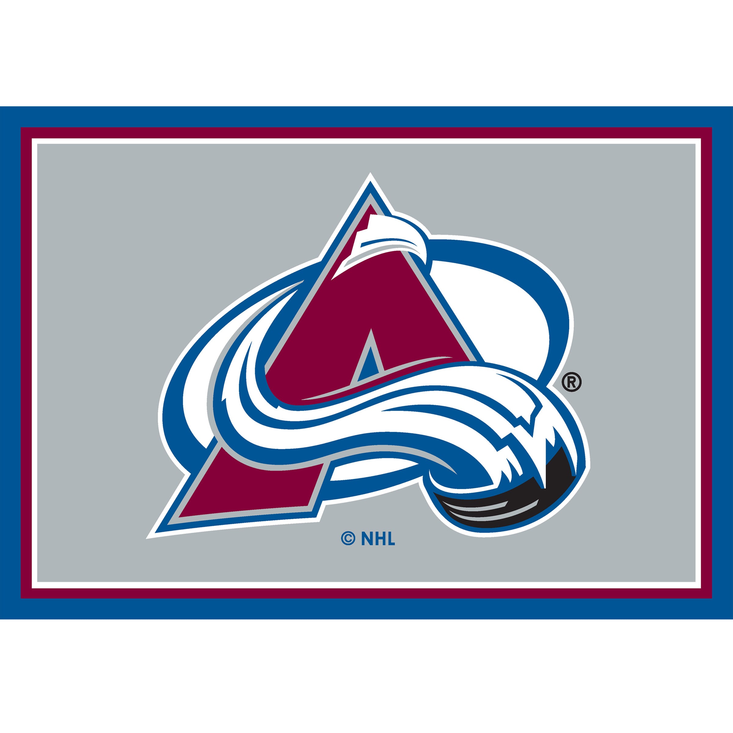 Nhl Colorado Avalanche Entry Mat And Area Rug 