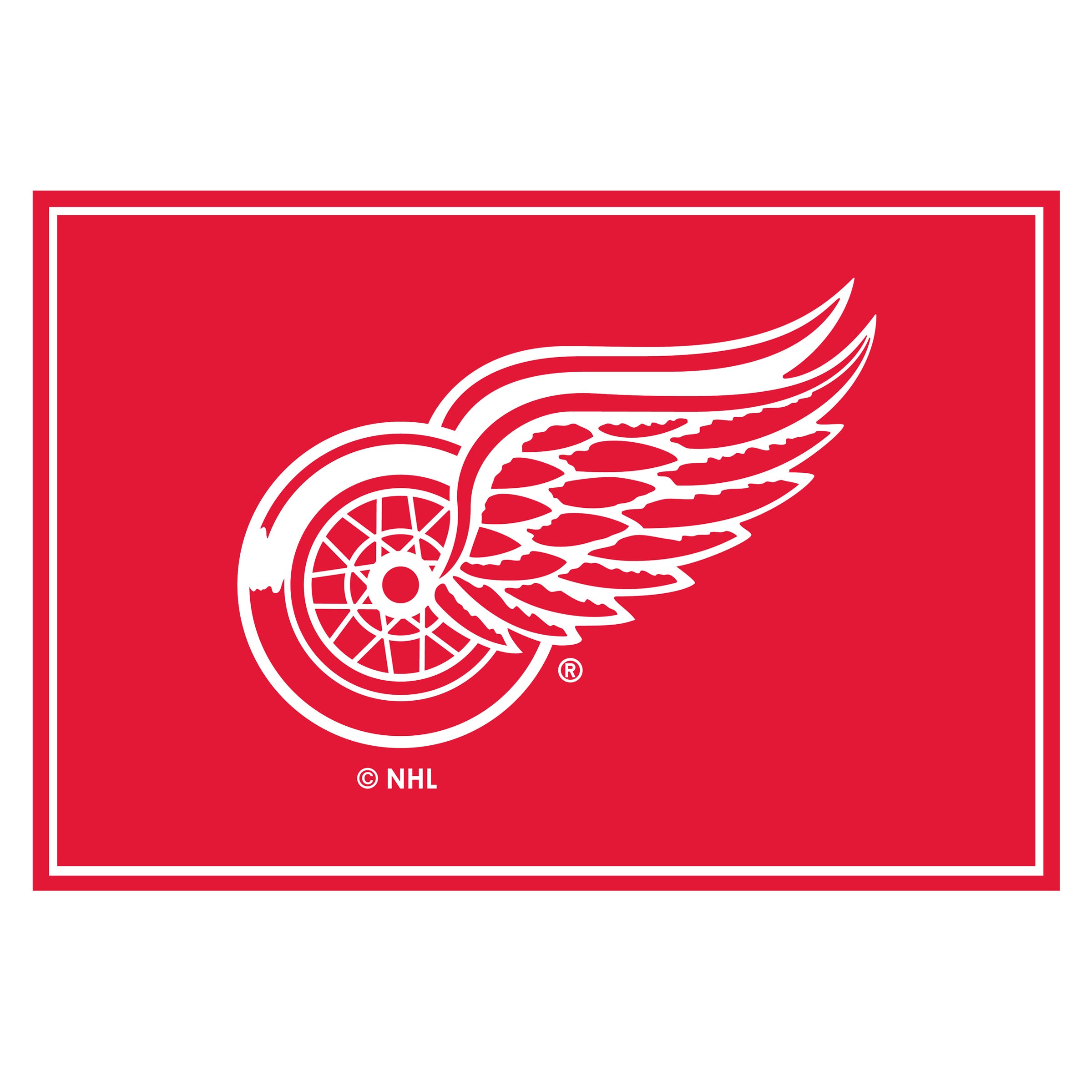 Nhl Detroit Red Wings Entry Mat And Area Rug 