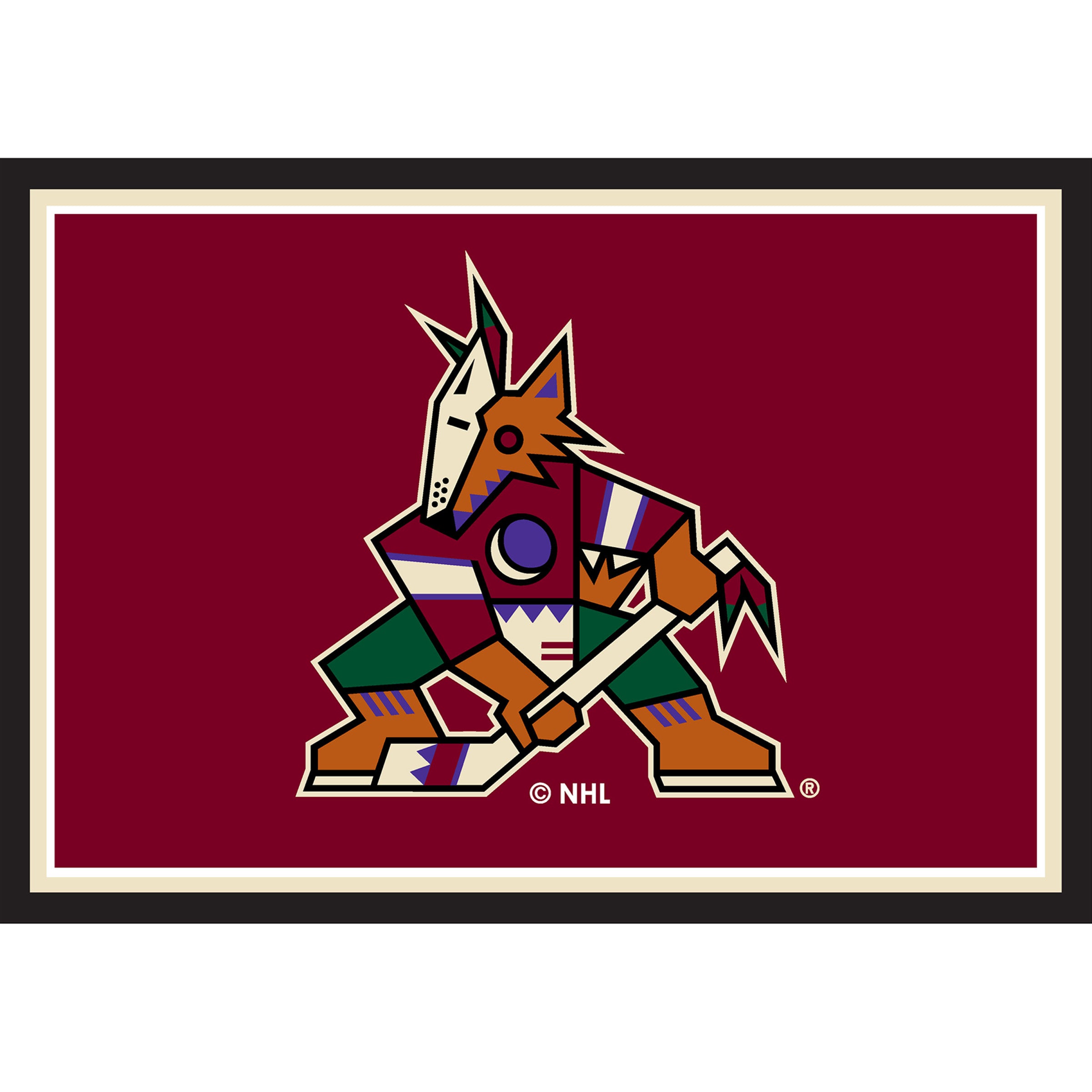 Nhl Arizona Coyotes Entry Mat And Area Rug 