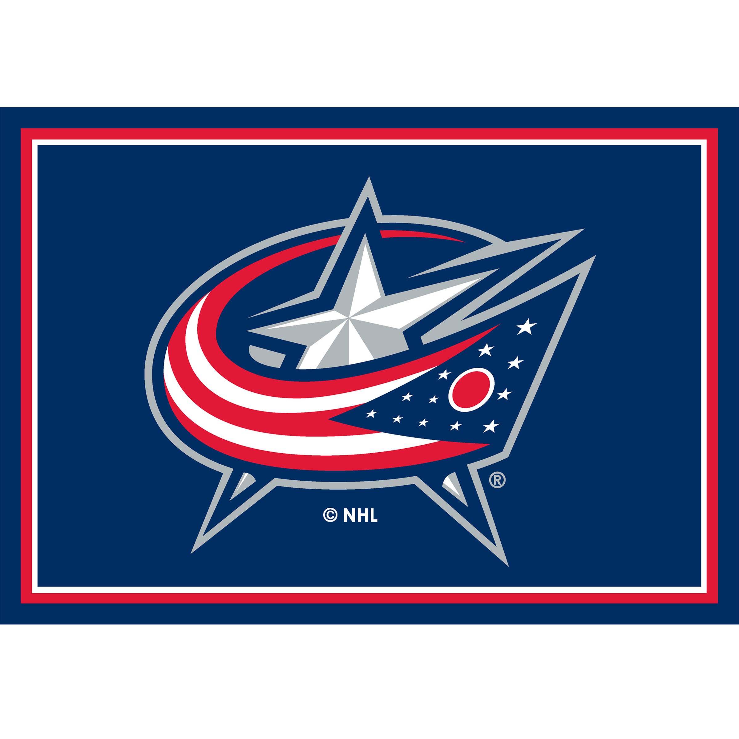 Nhl Columbus Blue Jackets Entry Mat And Area Rug 