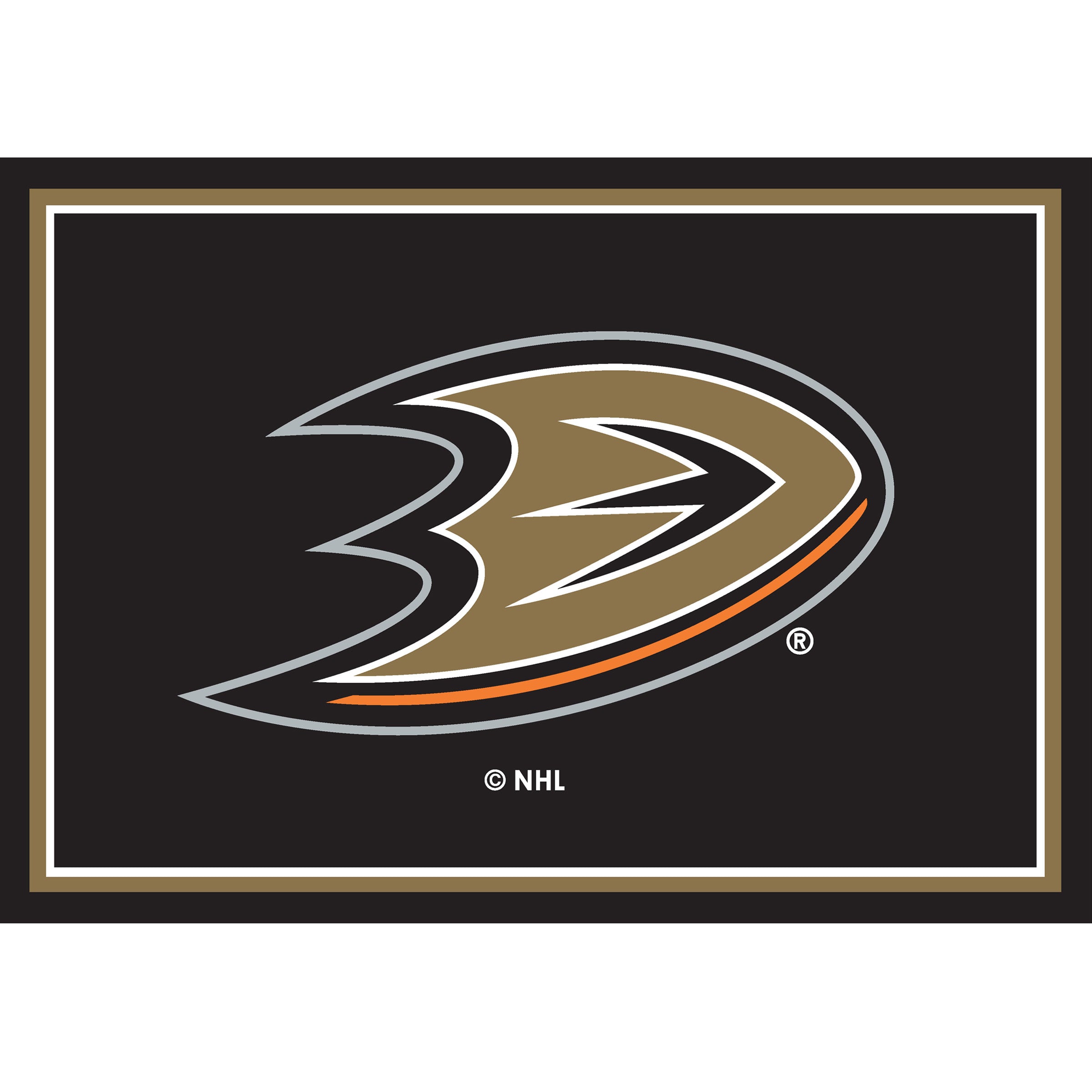 Nhl Anaheim Ducks Entry Mat And Area Rug 