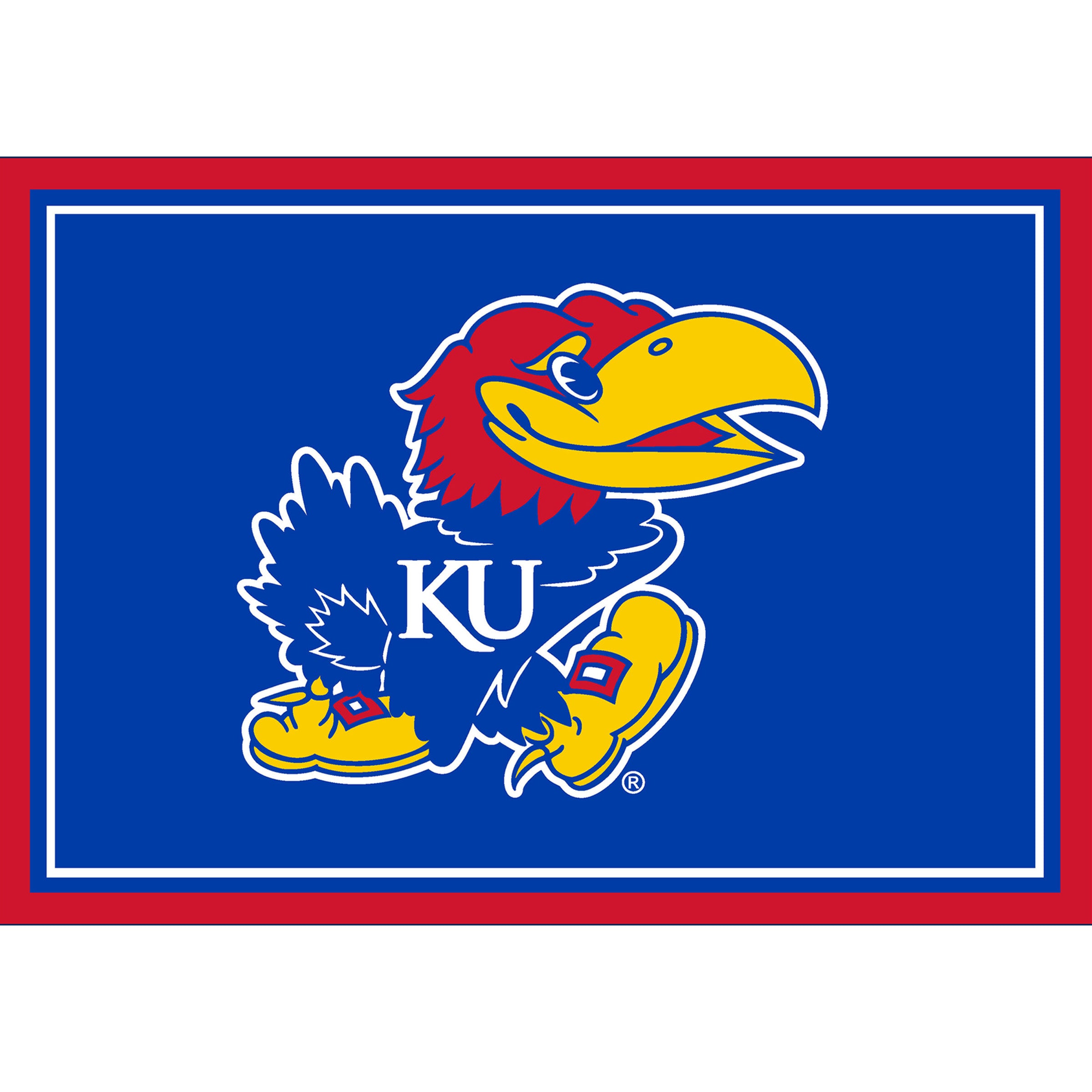 Ncaa Kansas Jayhawks Entry Mat And Area Rug 
