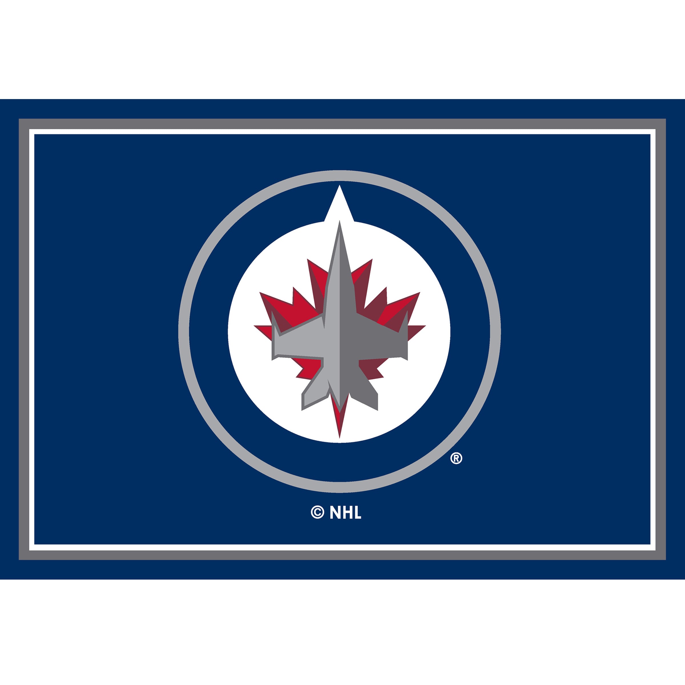Nhl Winnipeg Jets Entry Mat And Area Rug 