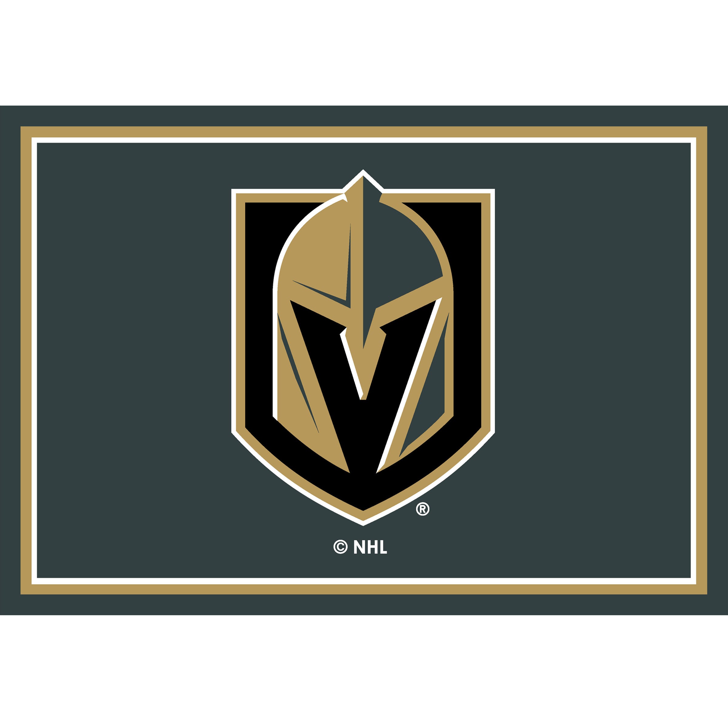 Nhl Vegas Golden Knights Entry Mat And Area Rug 