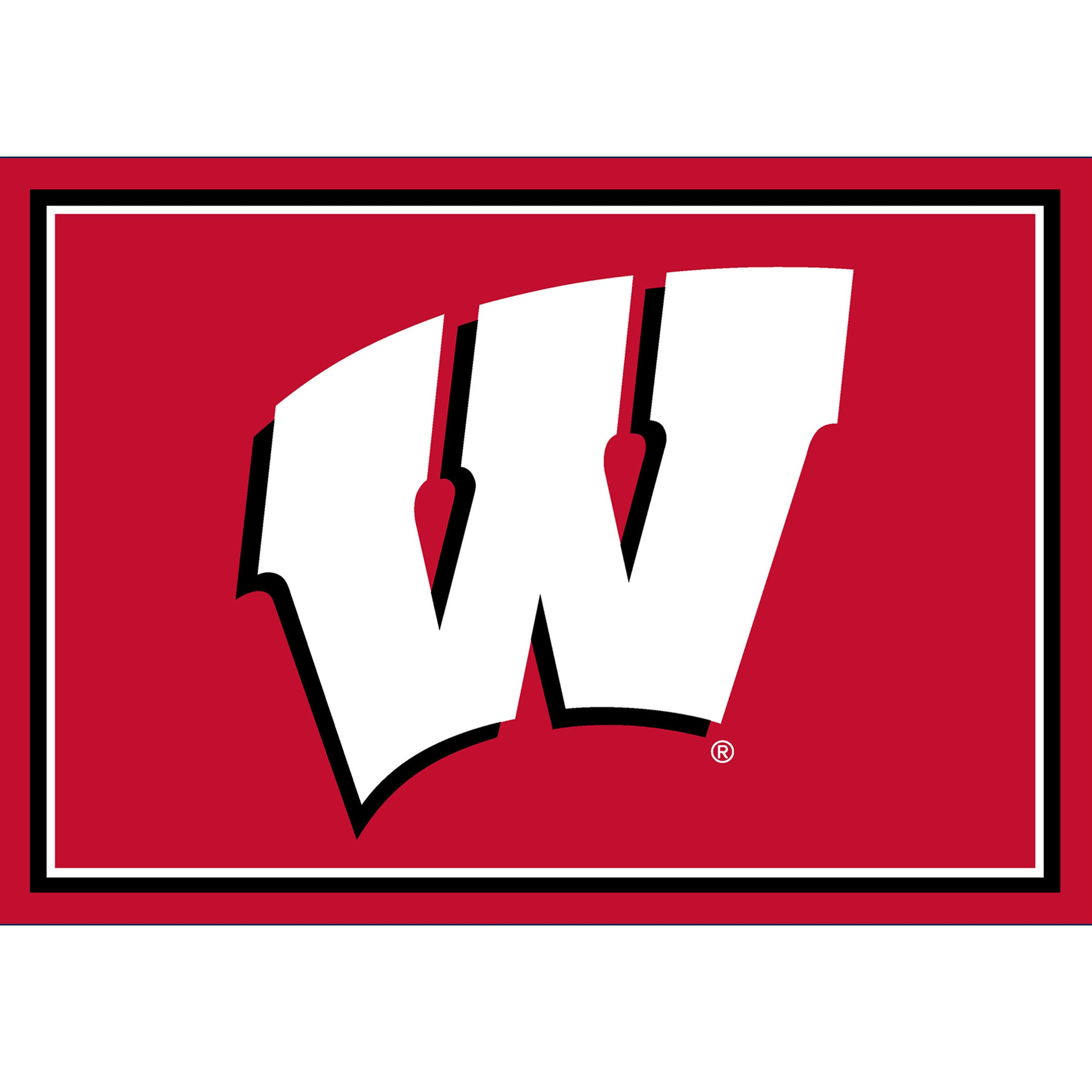 Ncaa Wisconsin Badgers Entry Mat And Area Rug 