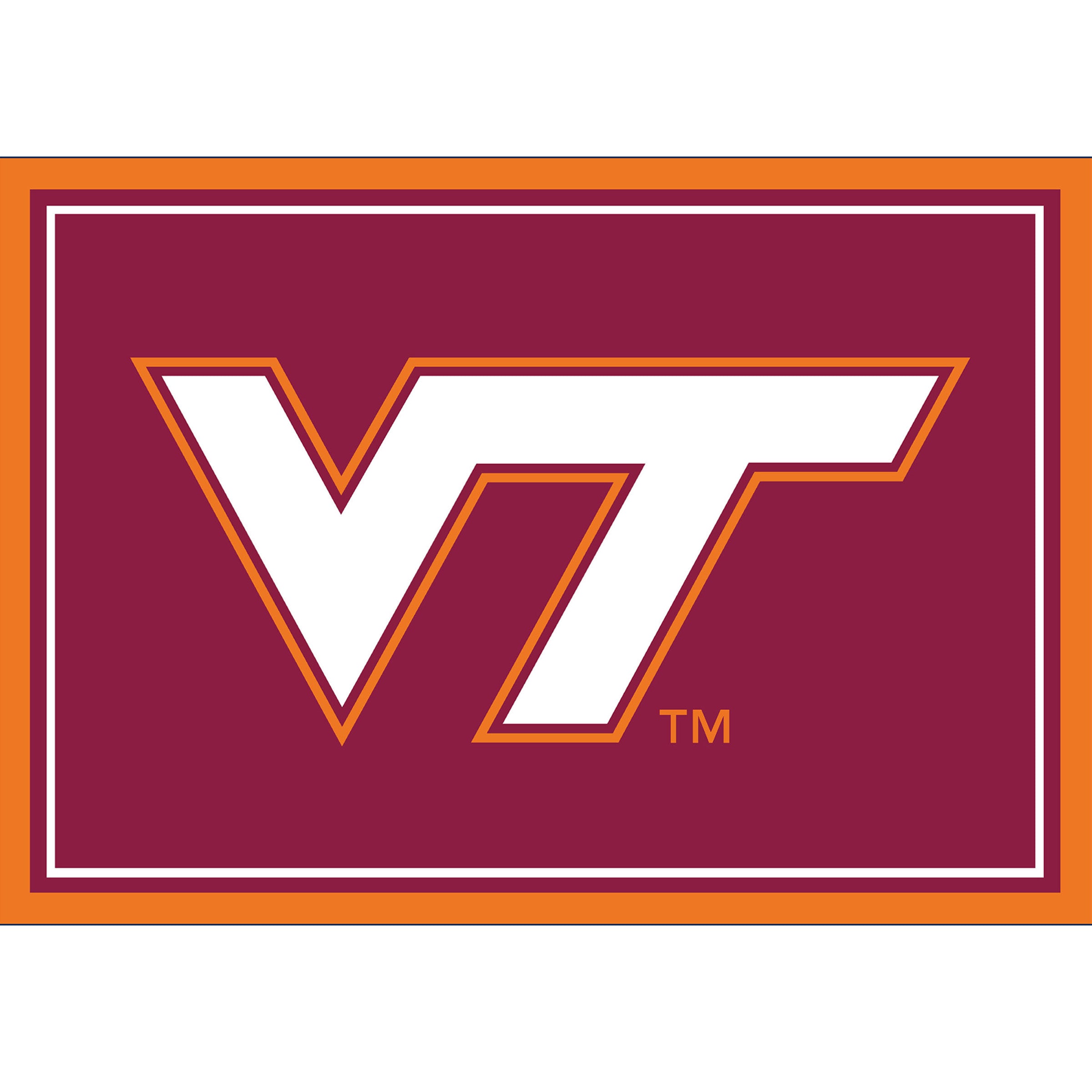 Ncaa Virginia Tech Hokies Entry Mat And Area Rug 