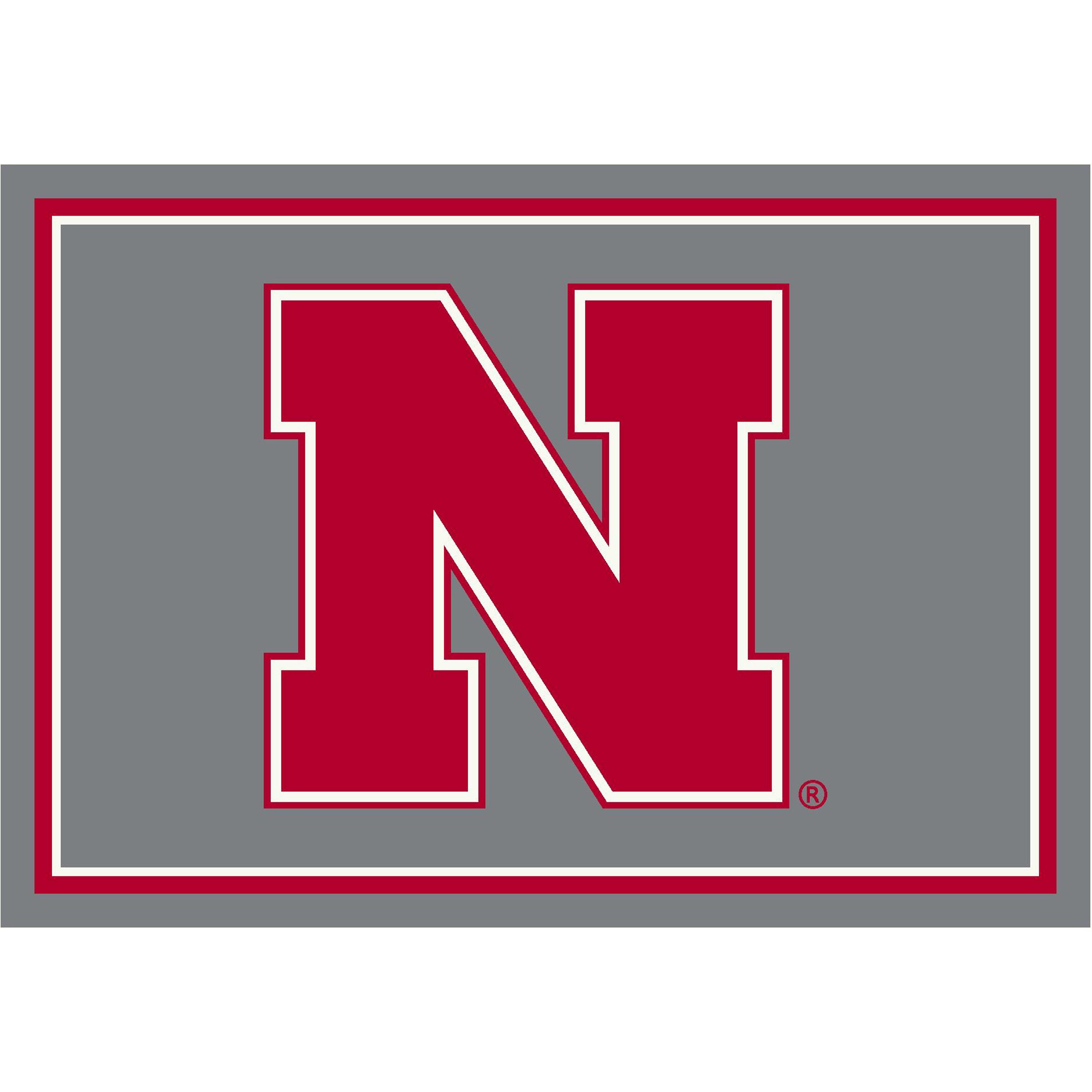 Ncaa Nebraska Cornhuskers Team Logo Area Rug Spirit Design