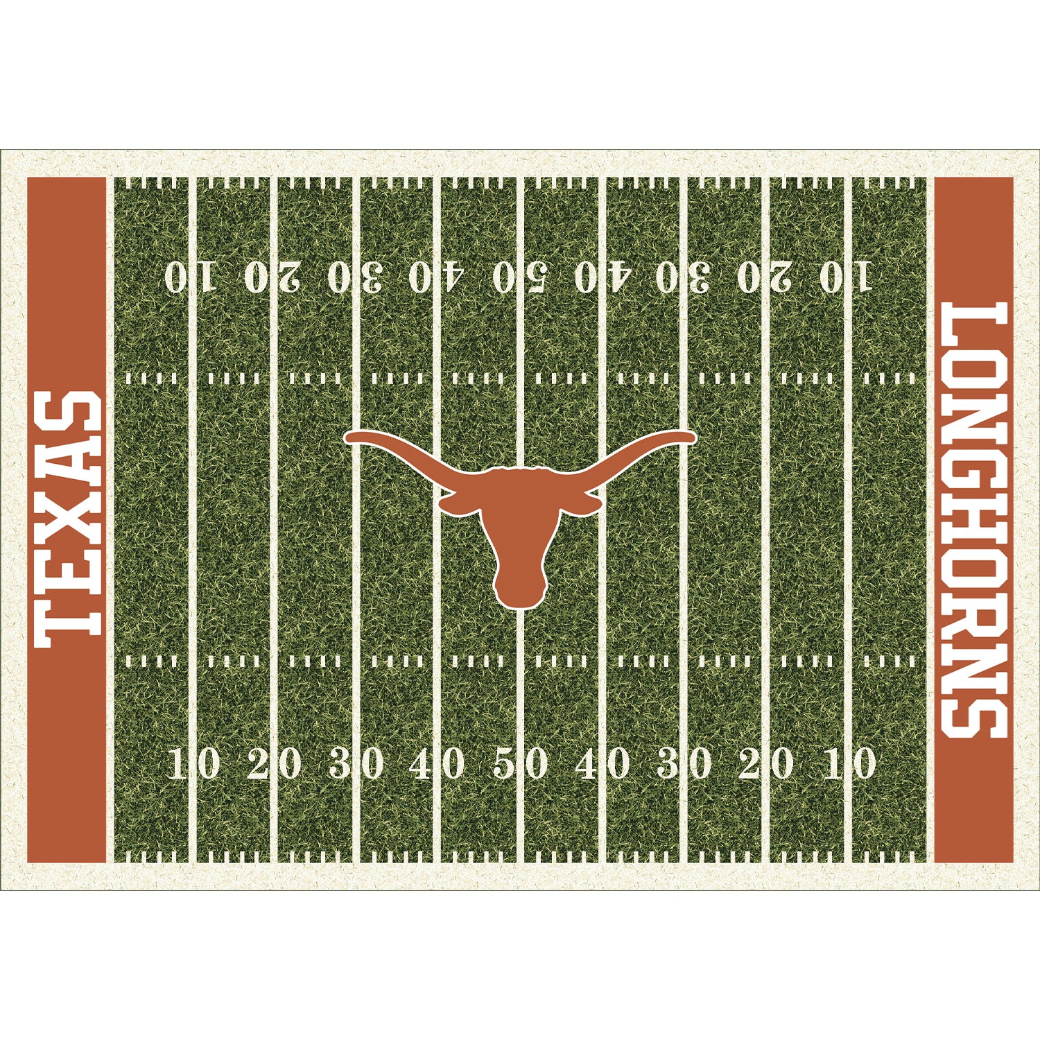 Ncaa Texas Longhorns Team Logo Area Rug Home-Field Design