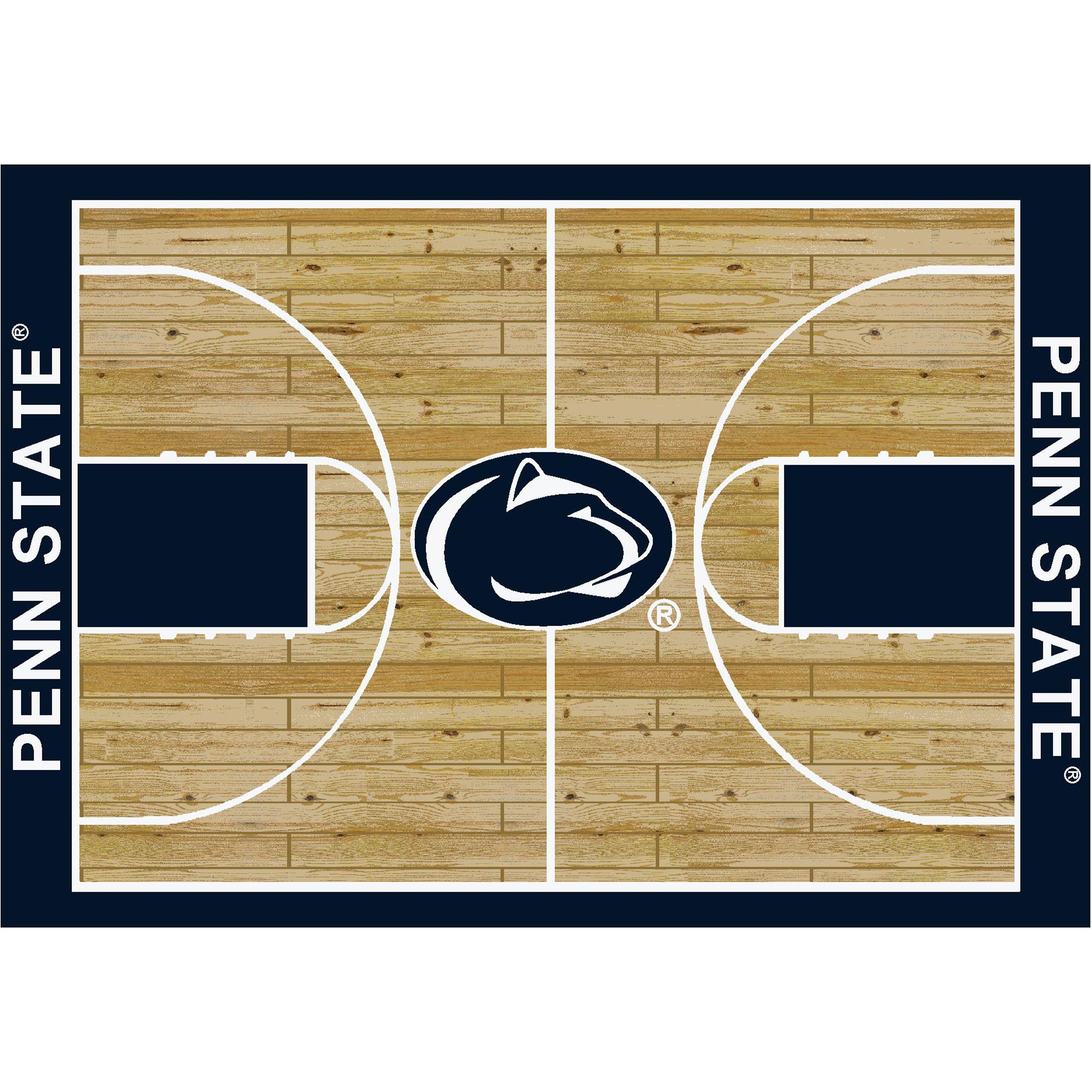 Ncaa Penn State Nittany Lions Team Logo Area Rug Court-Side Design