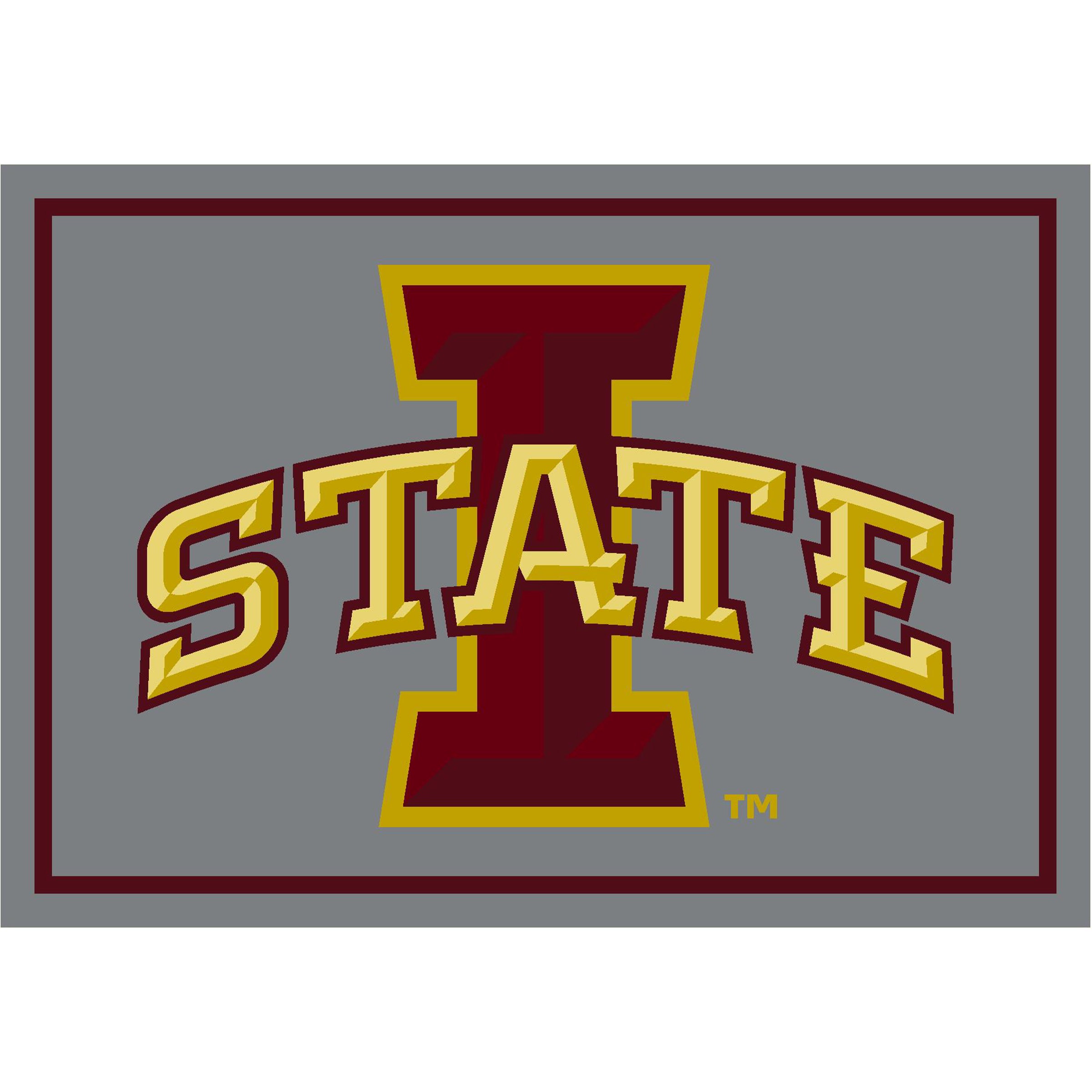 Ncaa Iowa State Cyclones Team Logo Area Rug Spirit Design