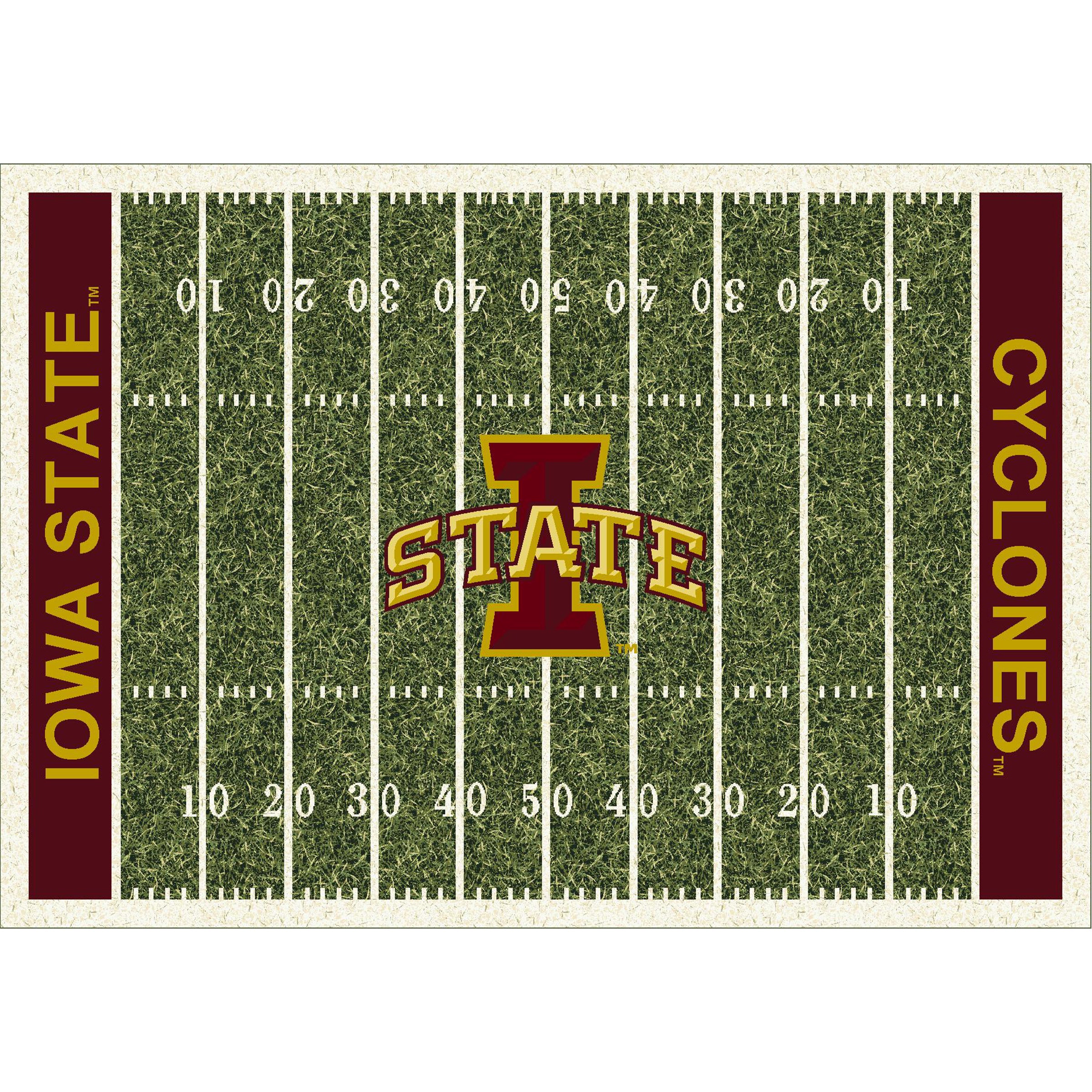 Ncaa Iowa State Cyclones Team Logo Area Rug Home-Field Design