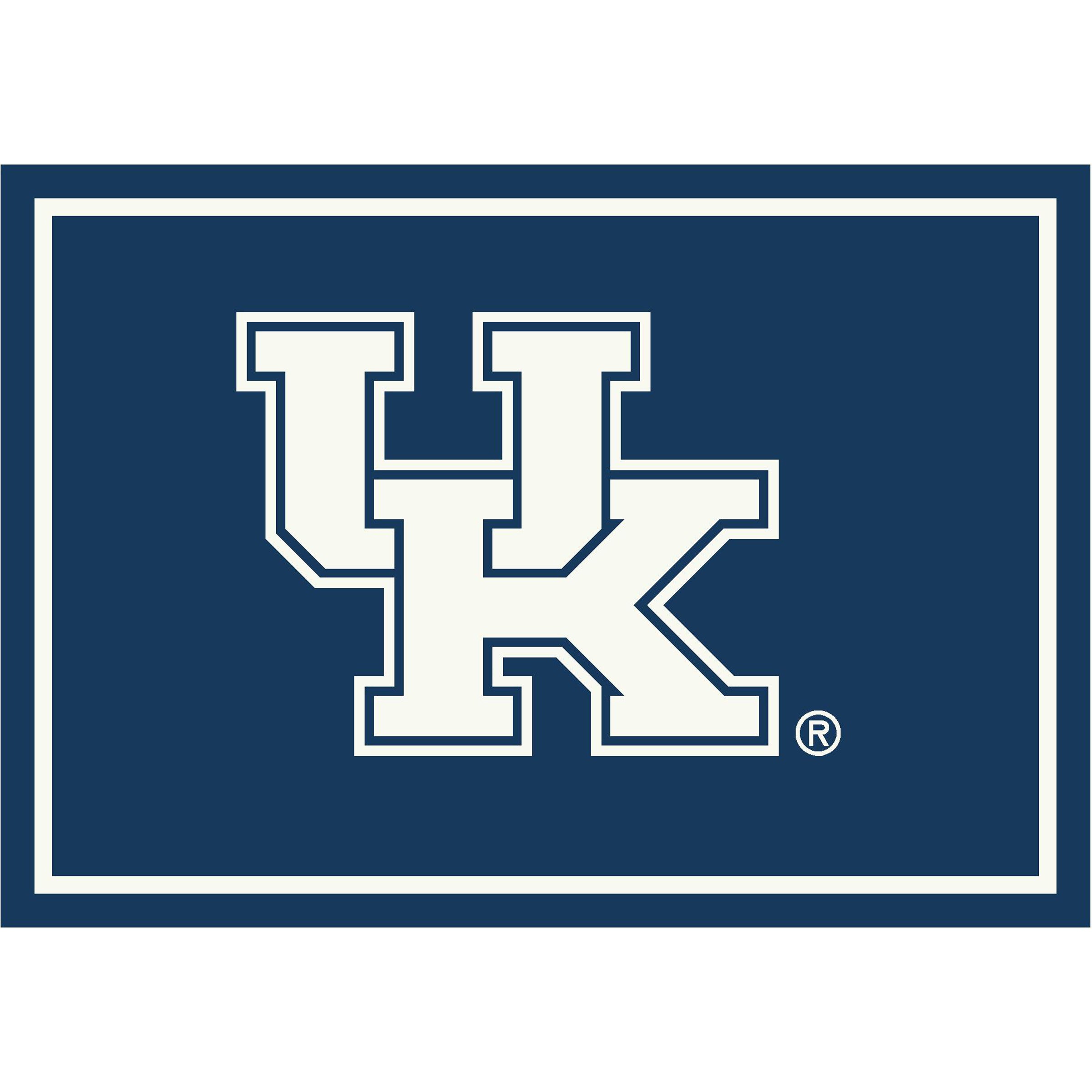 Ncaa Kentucky Wildcats Team Logo Area Rug Spirit Design
