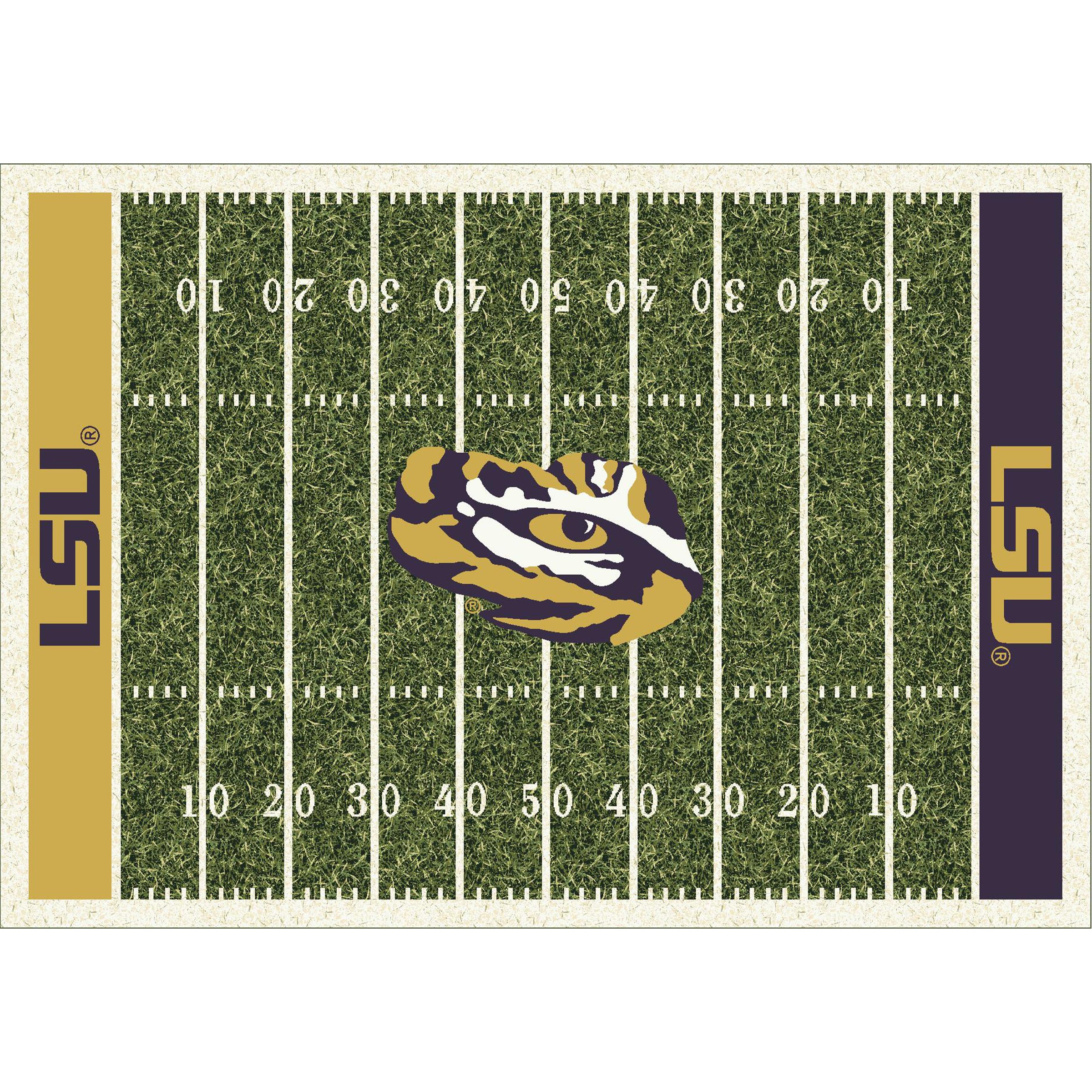 Ncaa Lsu Tigers Team Logo Area Rug Home-Field Design