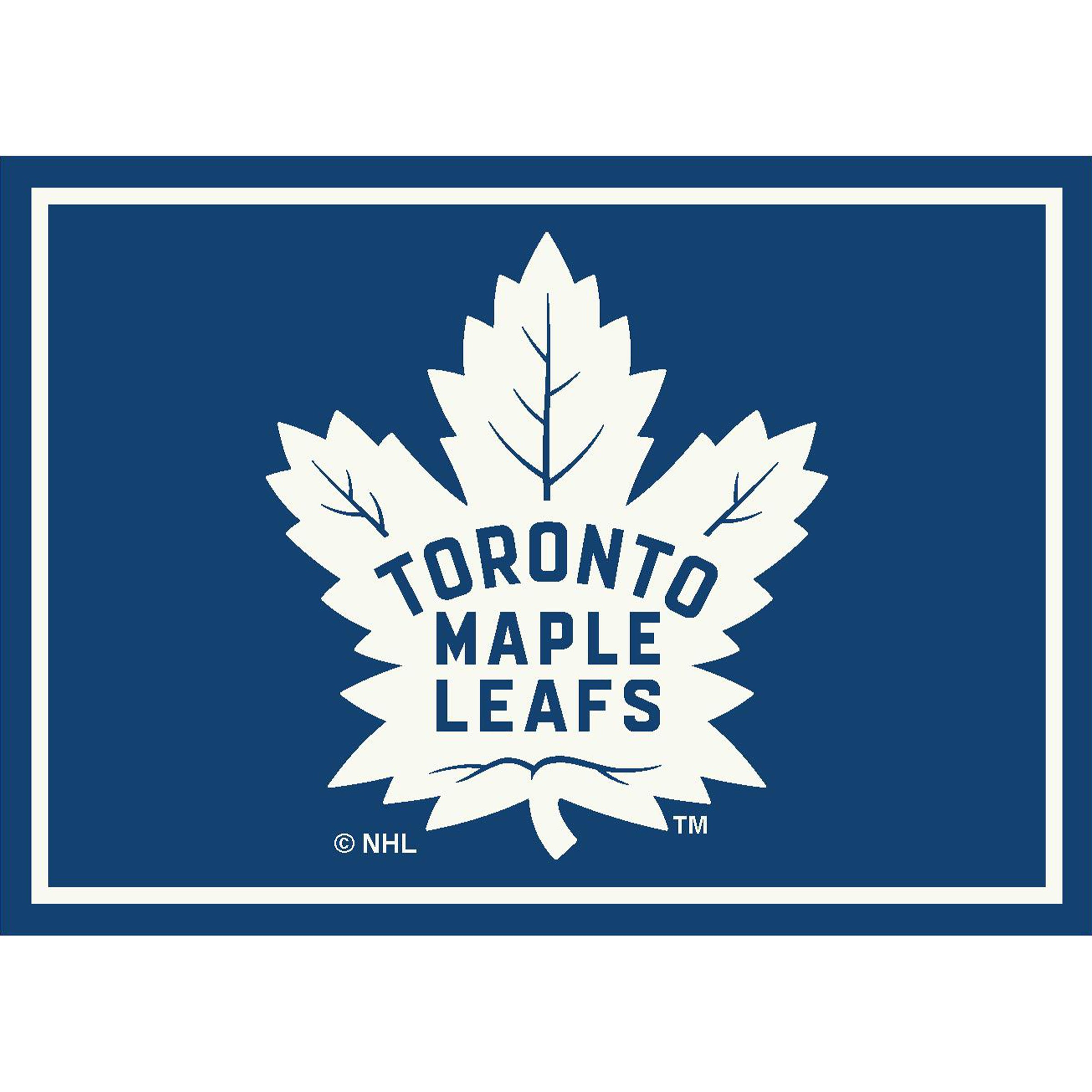 Nhl Toronto Maple Leafs Team Logo Area Rug Spirit Design