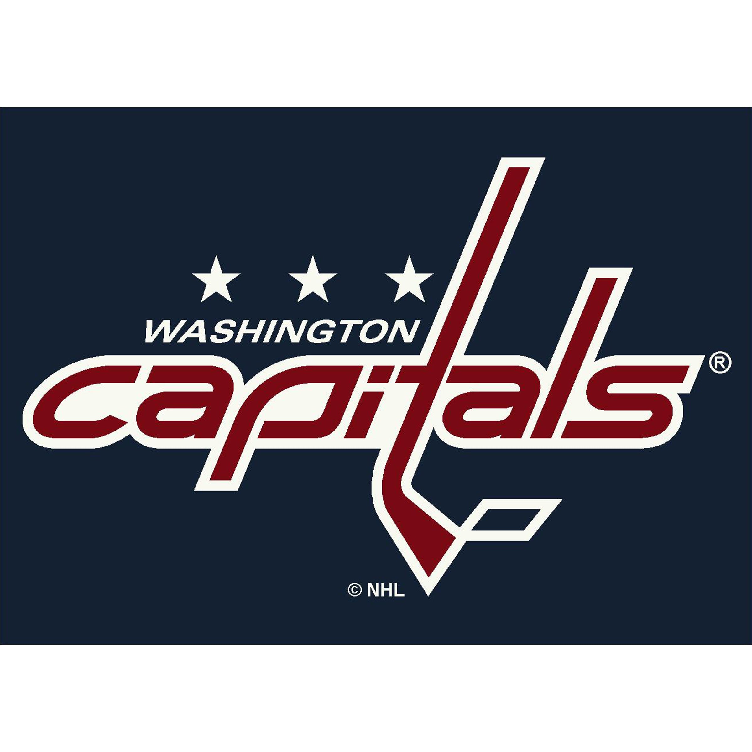 Nhl Washington Capitals Team Logo Area Rug Spirit Design