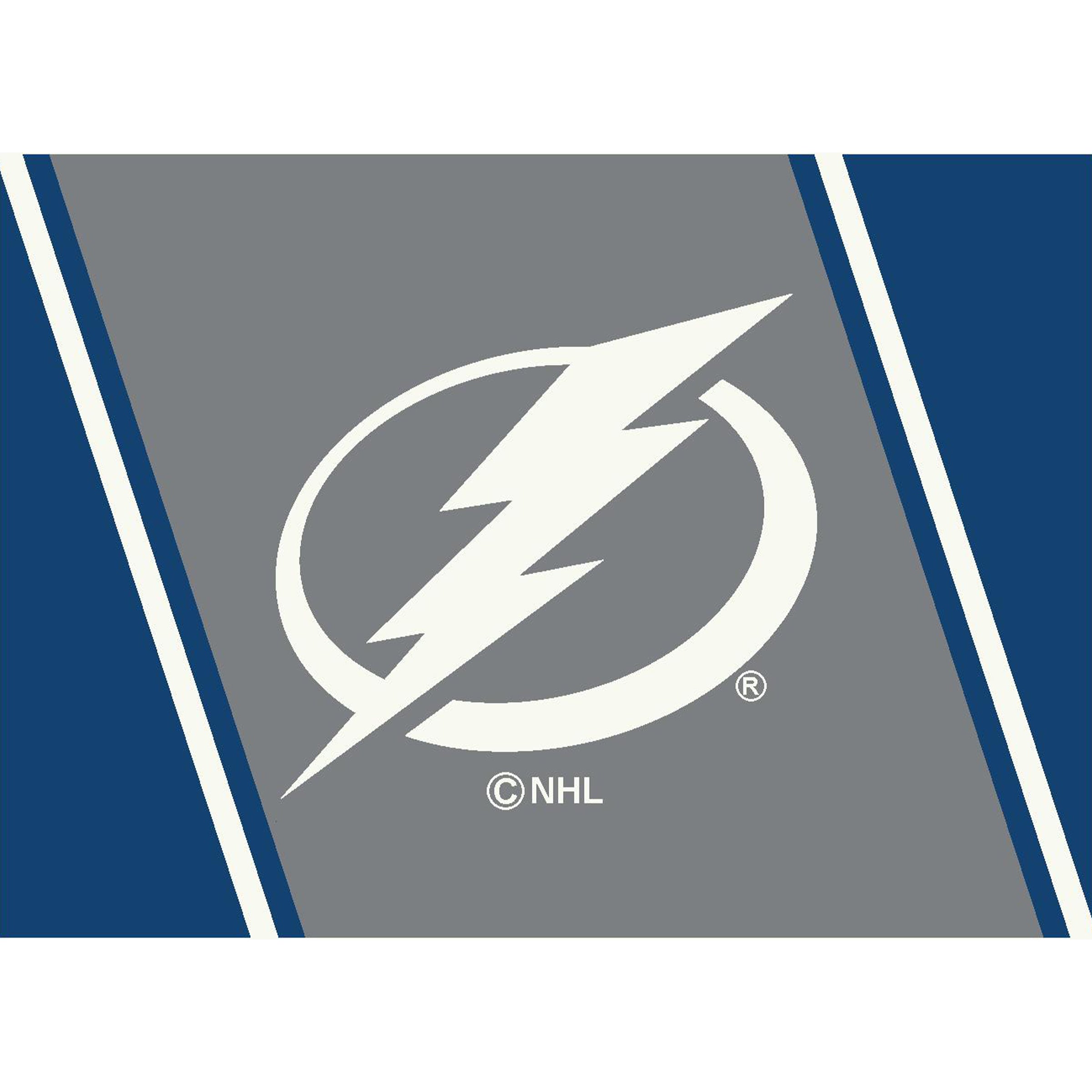 Nhl Tampa Bay Lightning Team Logo Area Rug Spirit Design