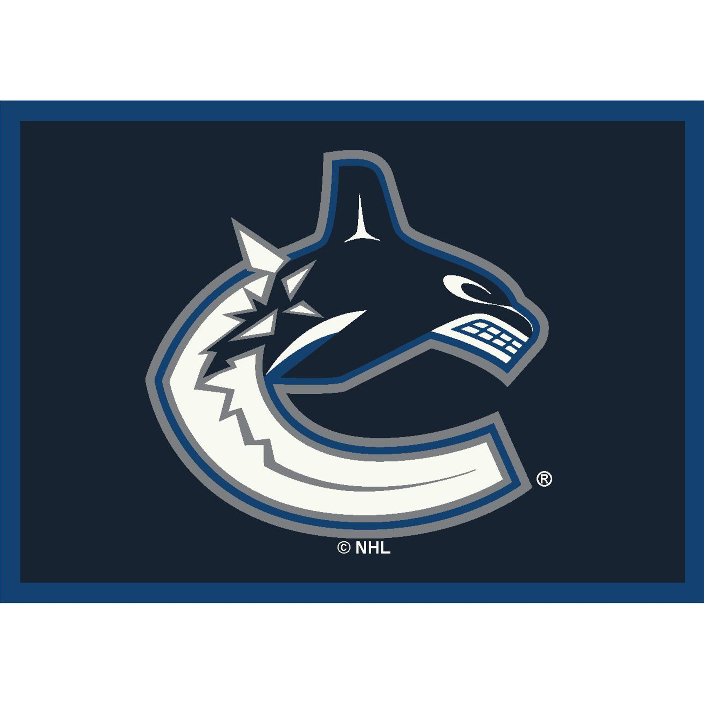 Nhl Vancouver Canucks Team Logo Area Rug Spirit Design