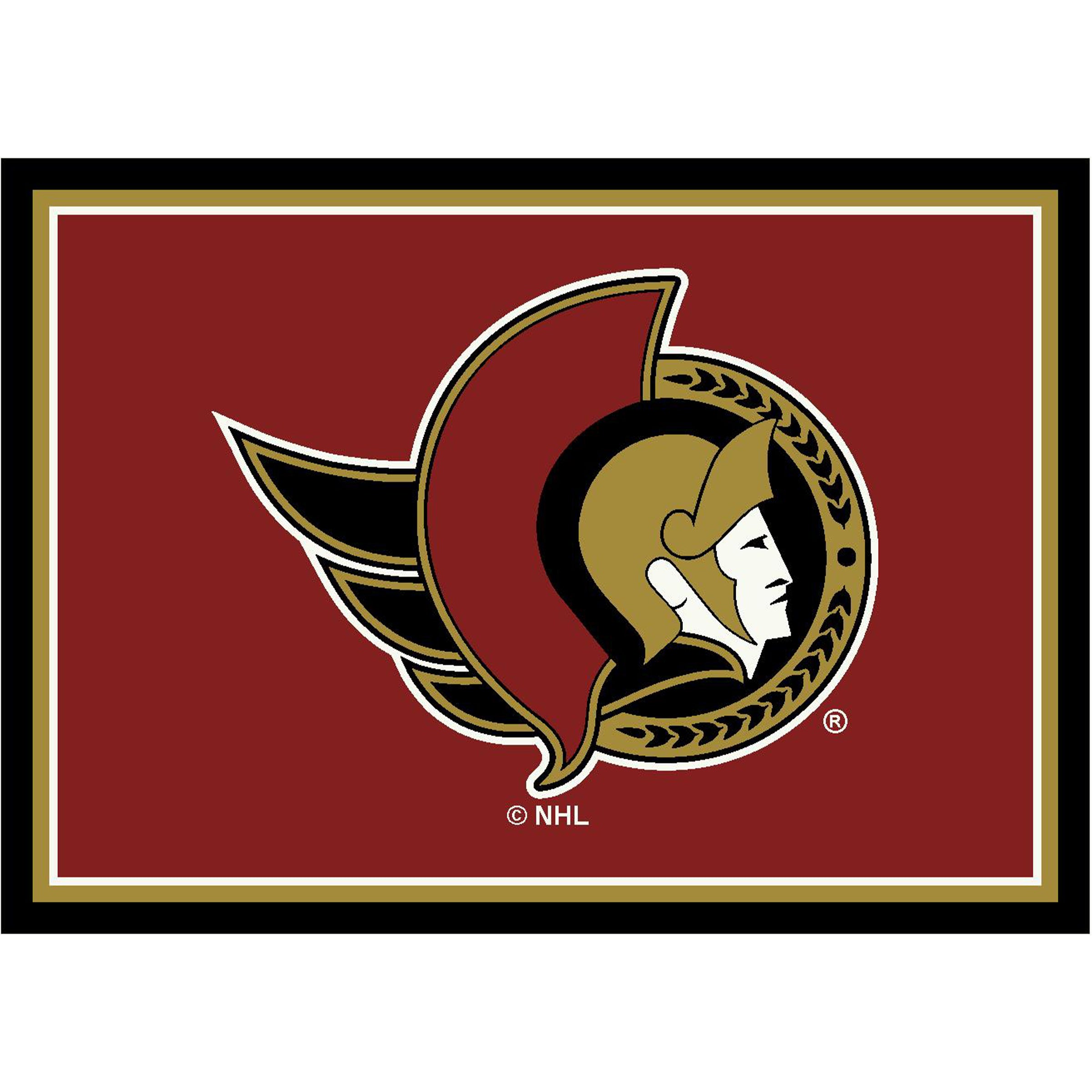 Nhl Ottawa Senators Team Logo Area Rug Spirit Design