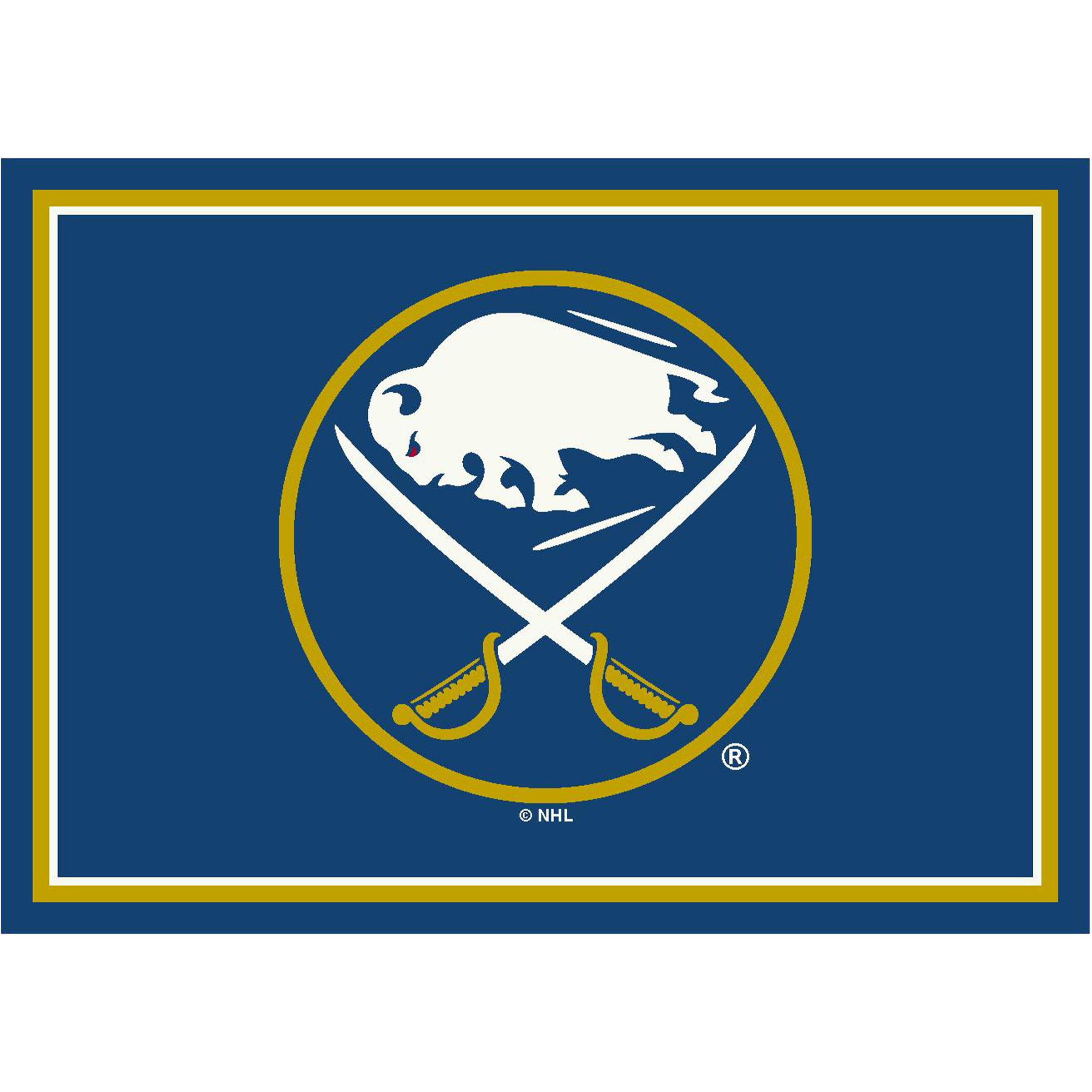 Nhl Buffalo Sabres Team Logo Area Rug Spirit Design