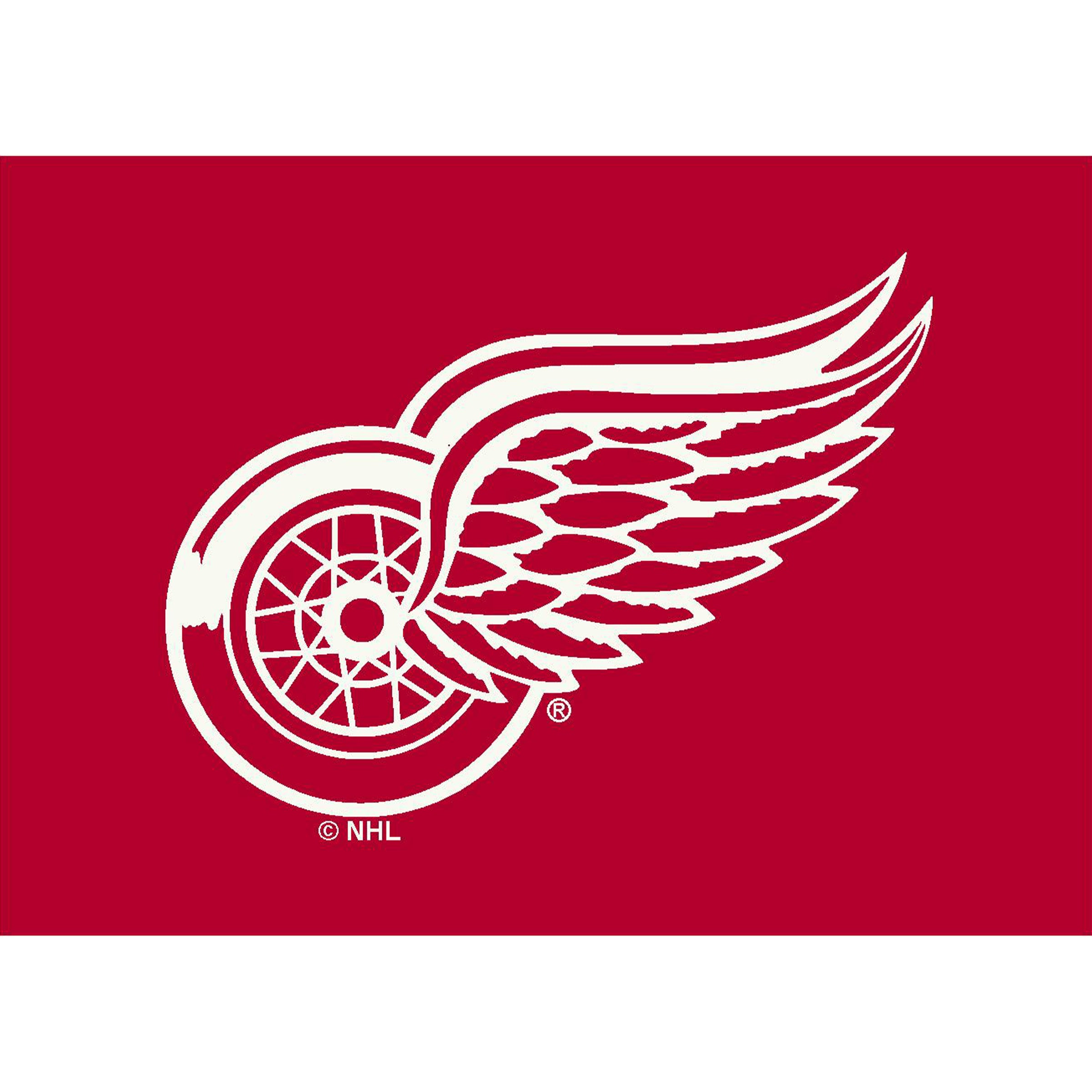 Nhl Detroit Red Wings Team Logo Area Rug Spirit Design