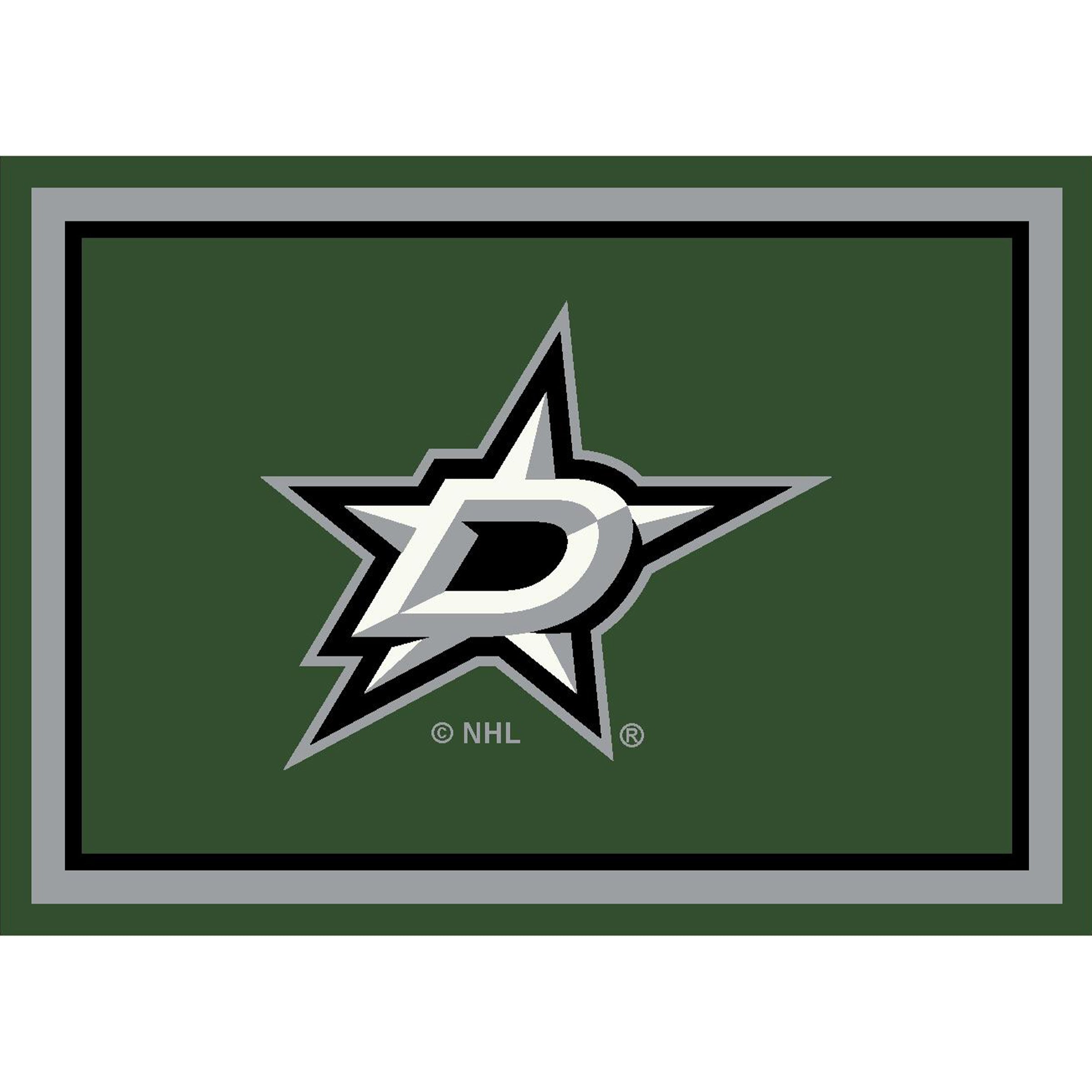 Nhl Dallas Stars Team Logo Area Rug Spirit Design
